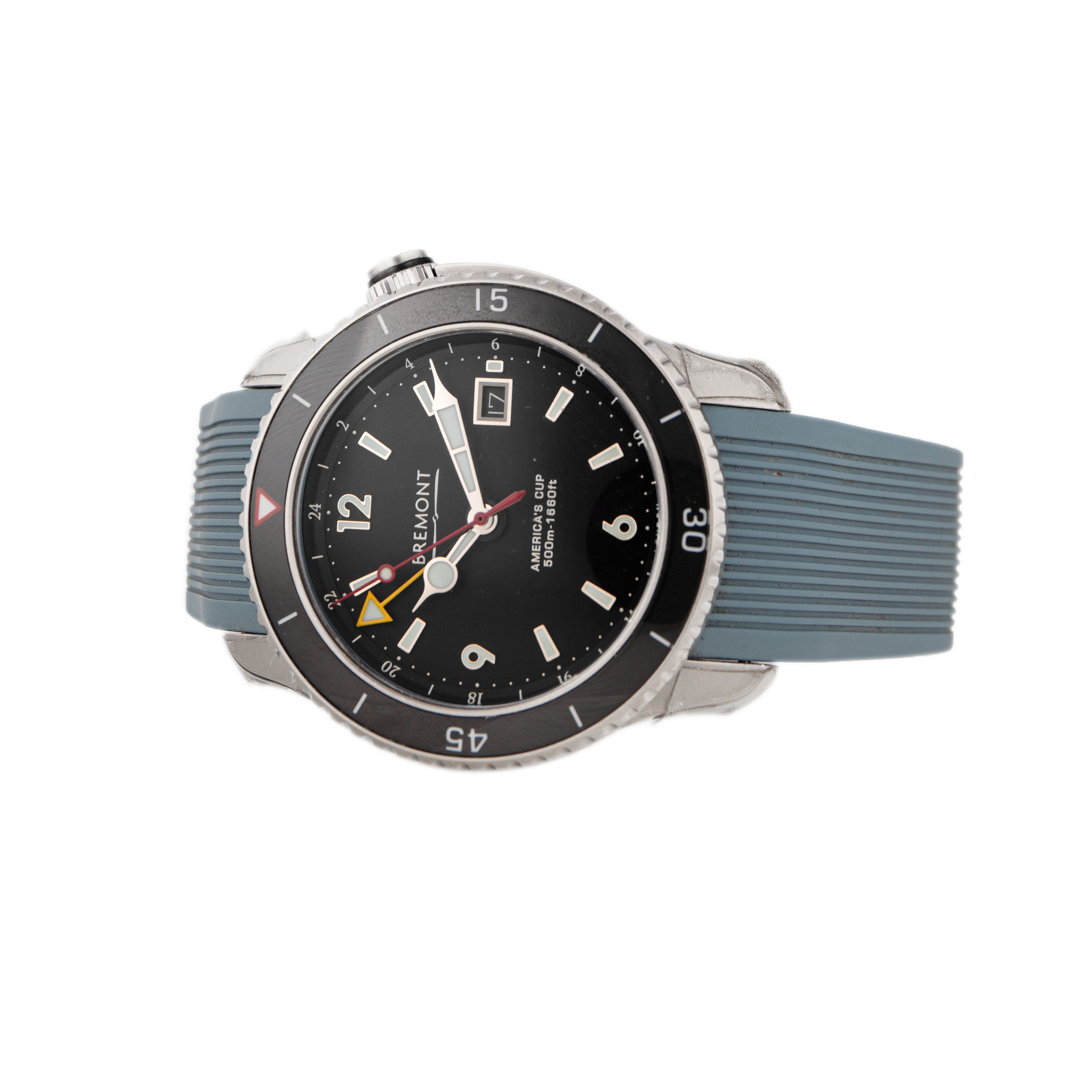 Bremont Oracle II Americas Cup GMT Titanium Black Dial 43mm AC-TI-GMT Full Set