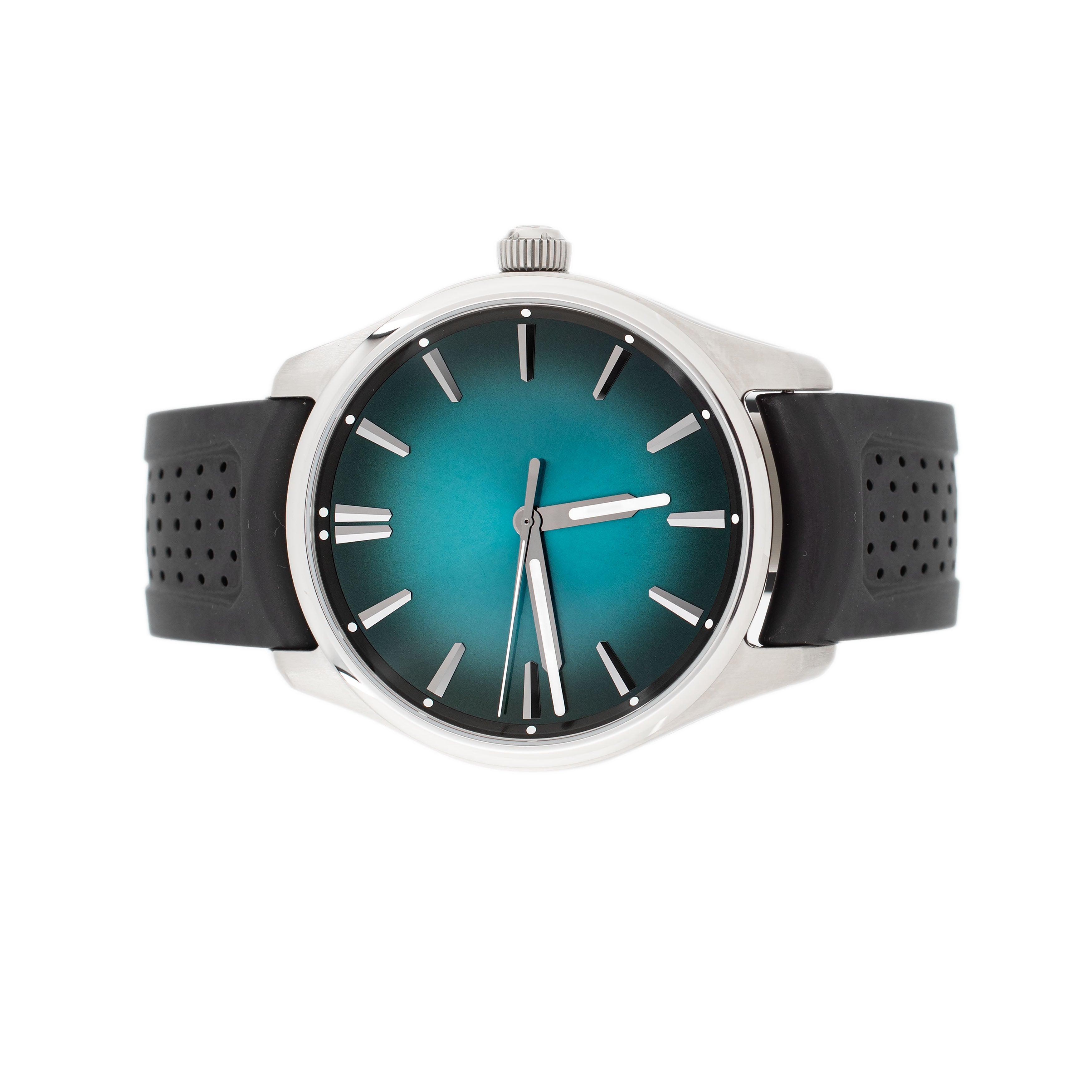 H. Moser & Cie Pioneer Centre Seconds Stainless Steel Blue Dial 43mm 3200-1214 Full Set