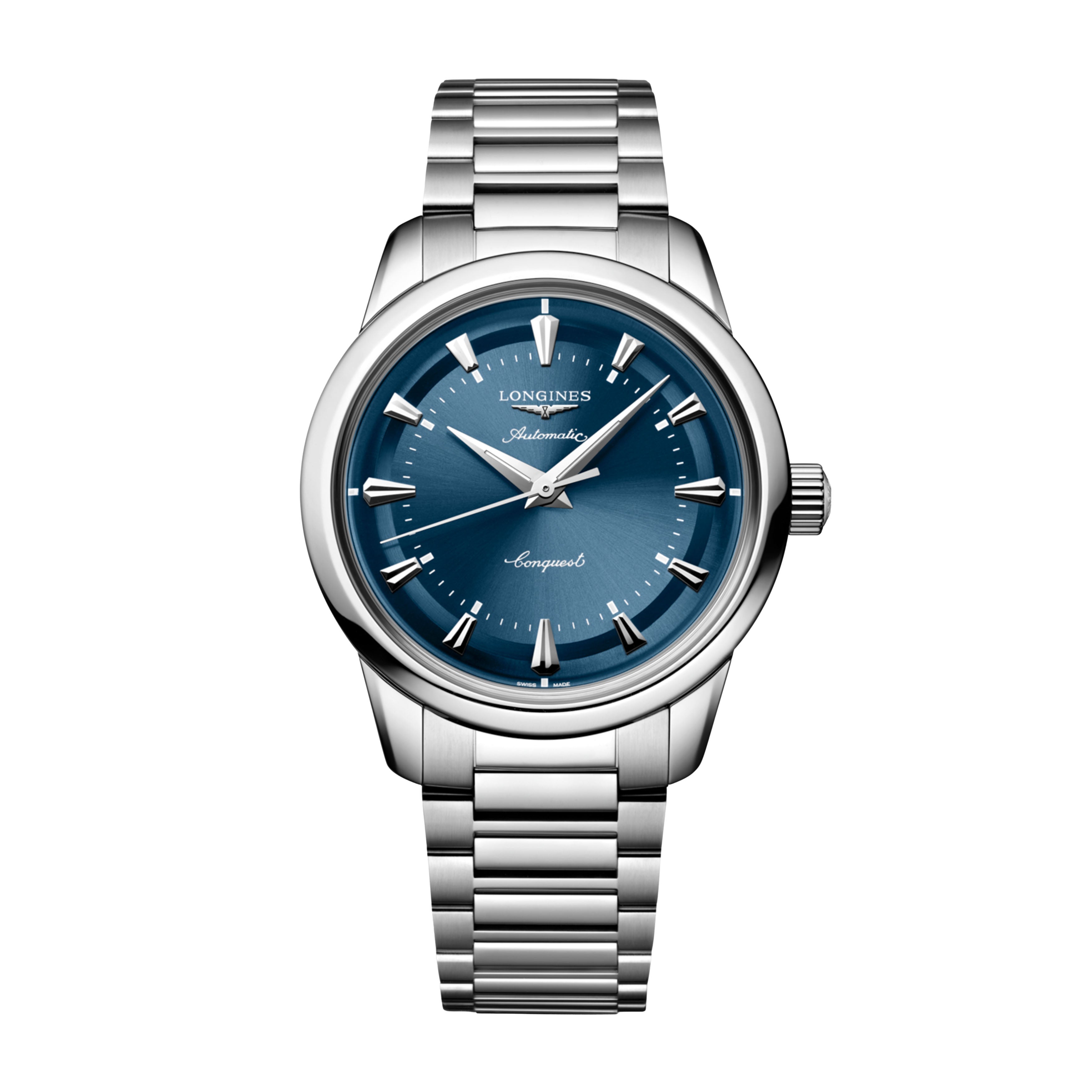 Longines Conquest Heritage Watch, 38mm Blue Dial, L1.649.4.92.6