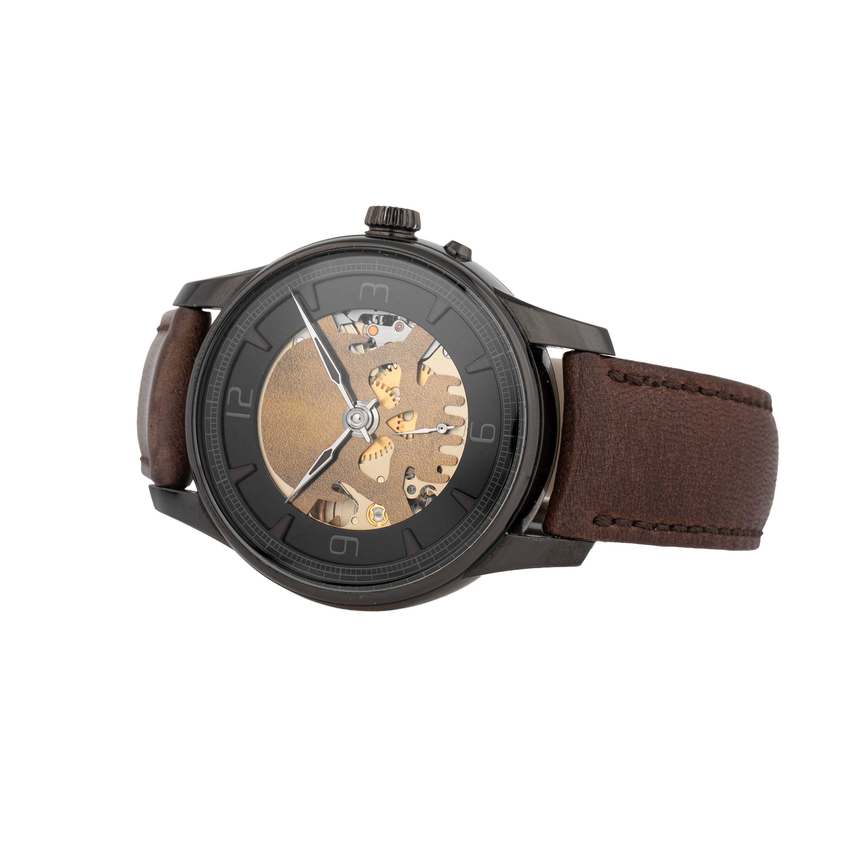 Moritz Grossmann Atum Pure Skull Stainless Steel Black Dial 40mm MG-002091 Full Set