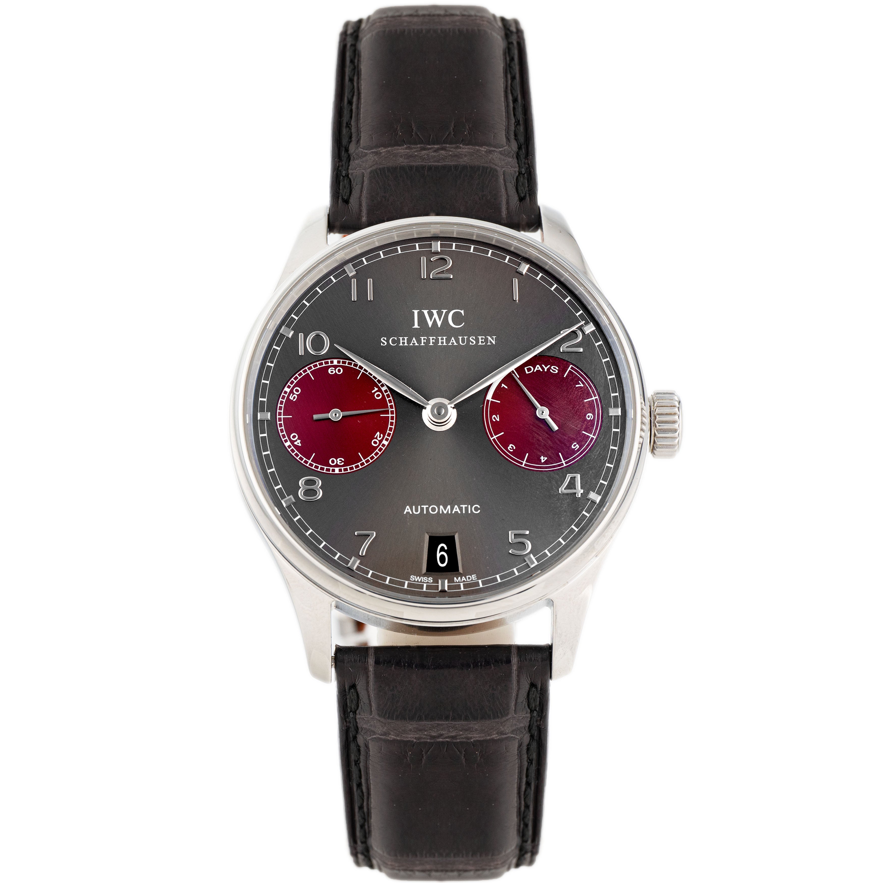 IWC Portugieser 7 Day Automatic Tribeca Film Festival 2013 Stainless Steel Gray Dial 42.3mm IW500126