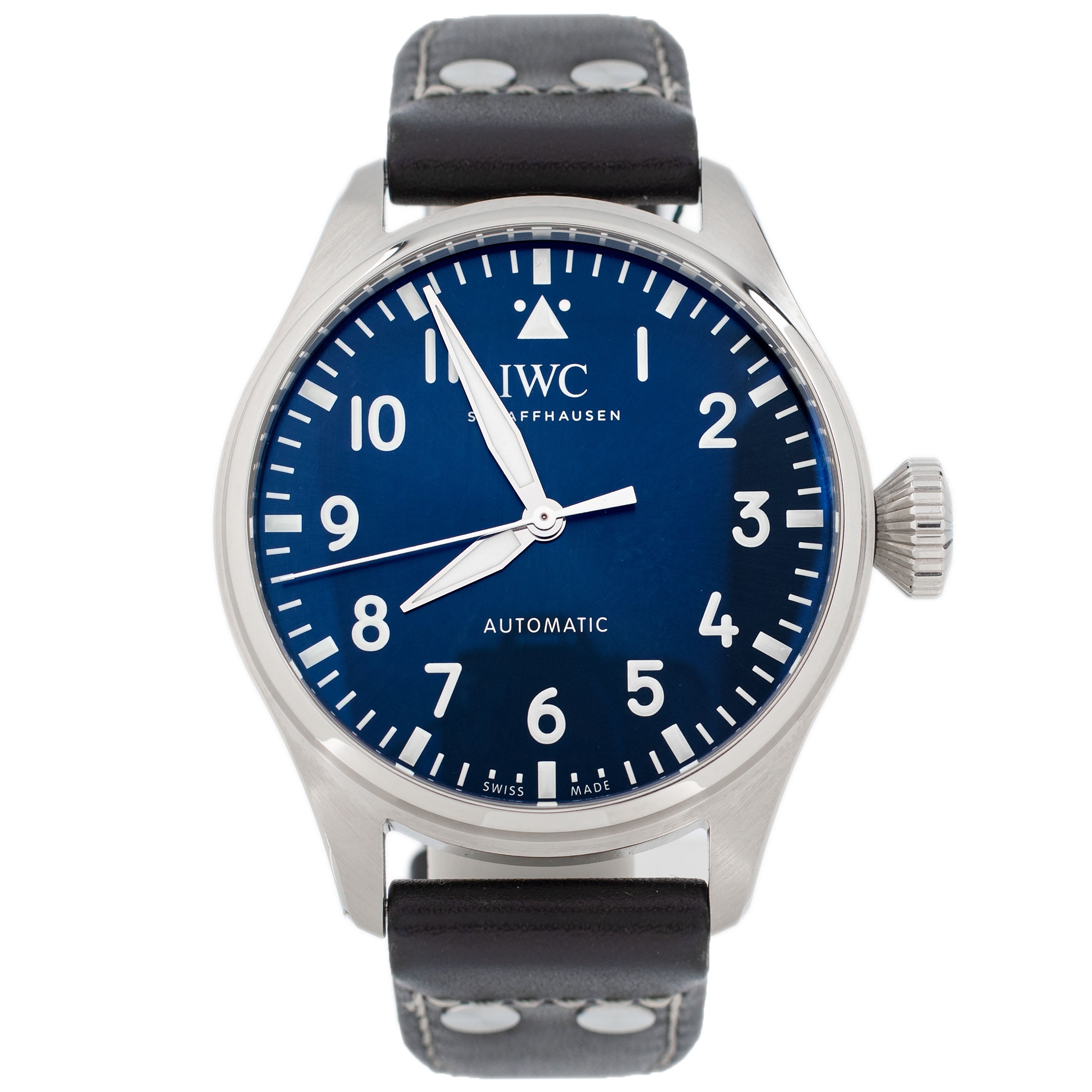 IWC Big Pilot's Watch Stainless Steel Blue Dial 43mm IW329303 Full Set