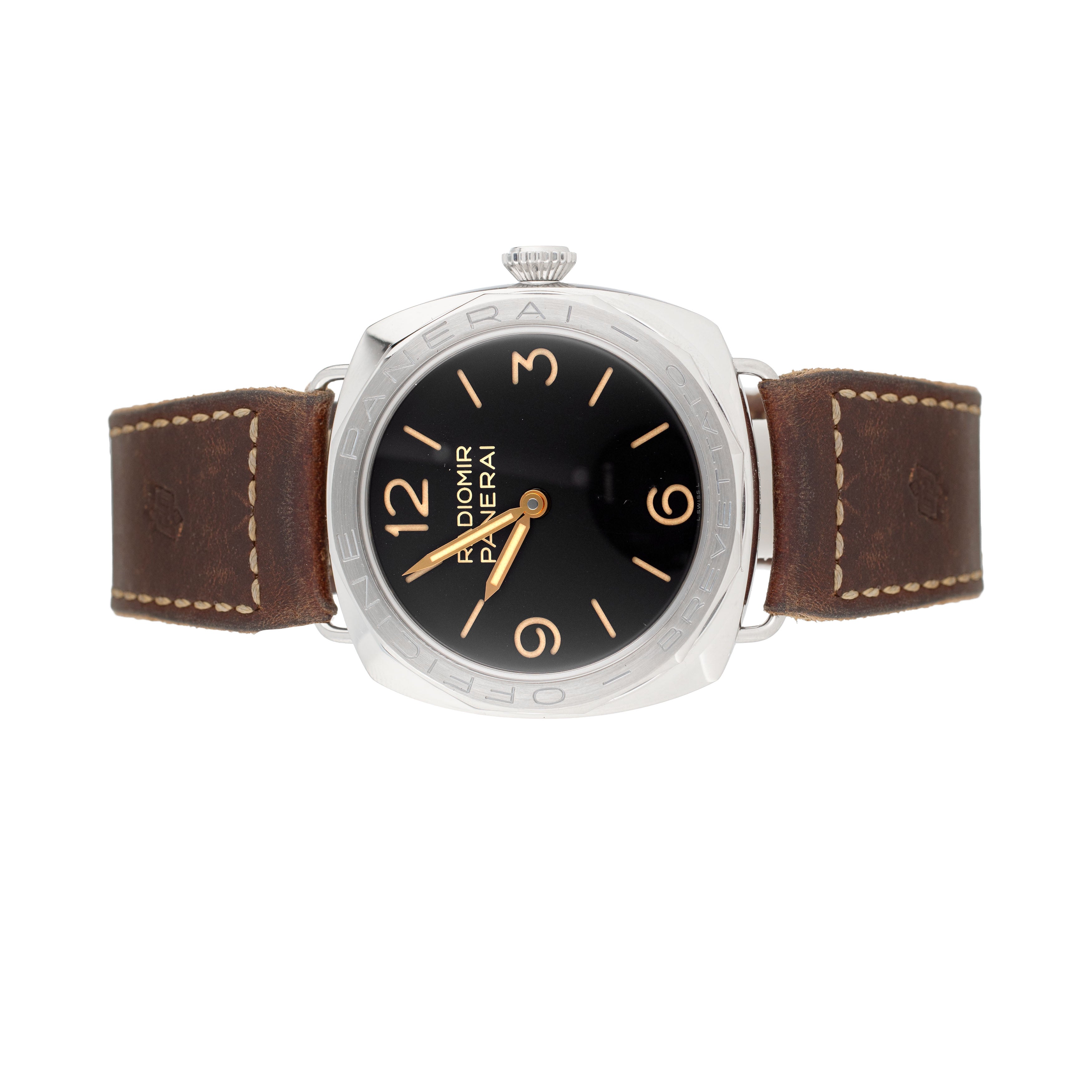 Panerai Radiomir Acciaio Brevettato Stainless Steel Black Dial 47mm PAM00685