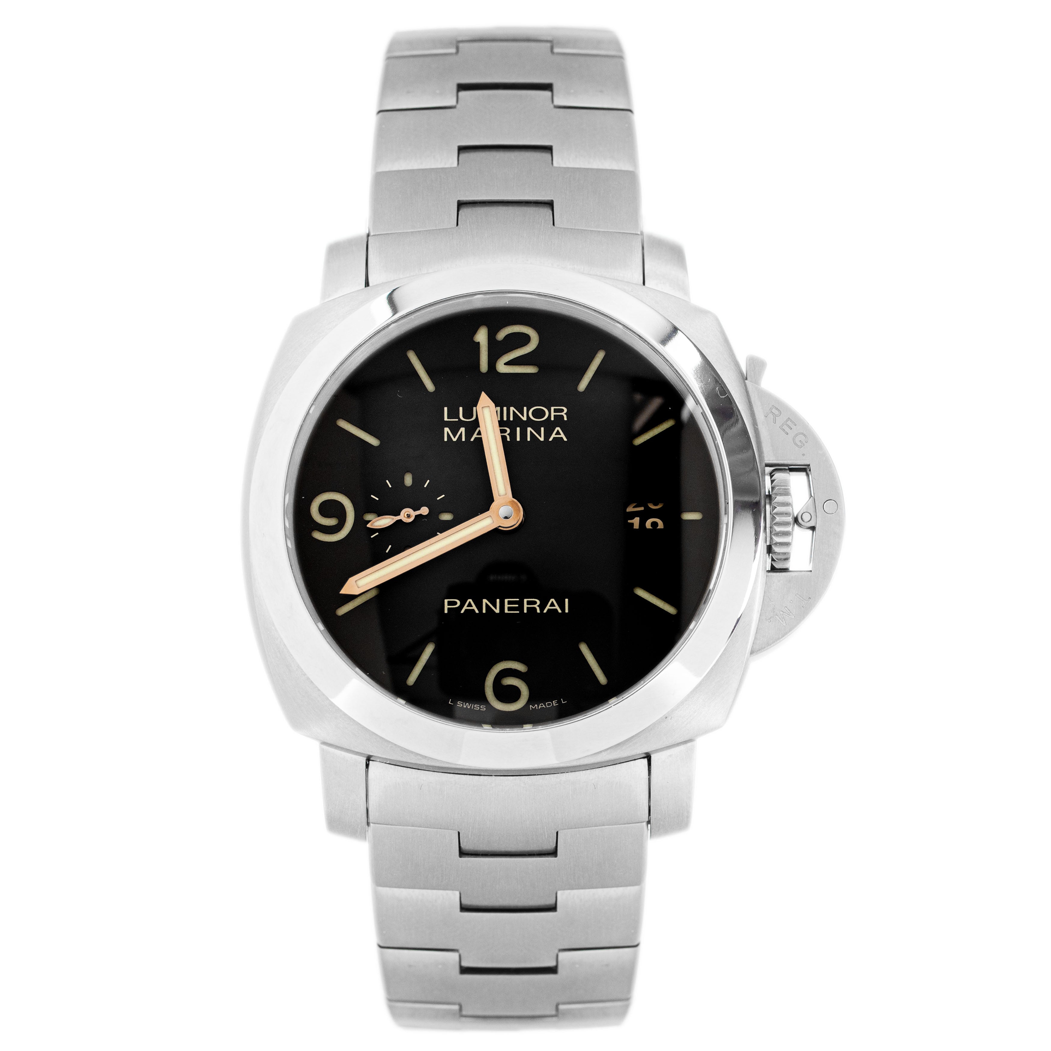 Panerai Luminor Marina 1950 3 Days Titanium Brown Dial 44mm Pam00352 Full Set