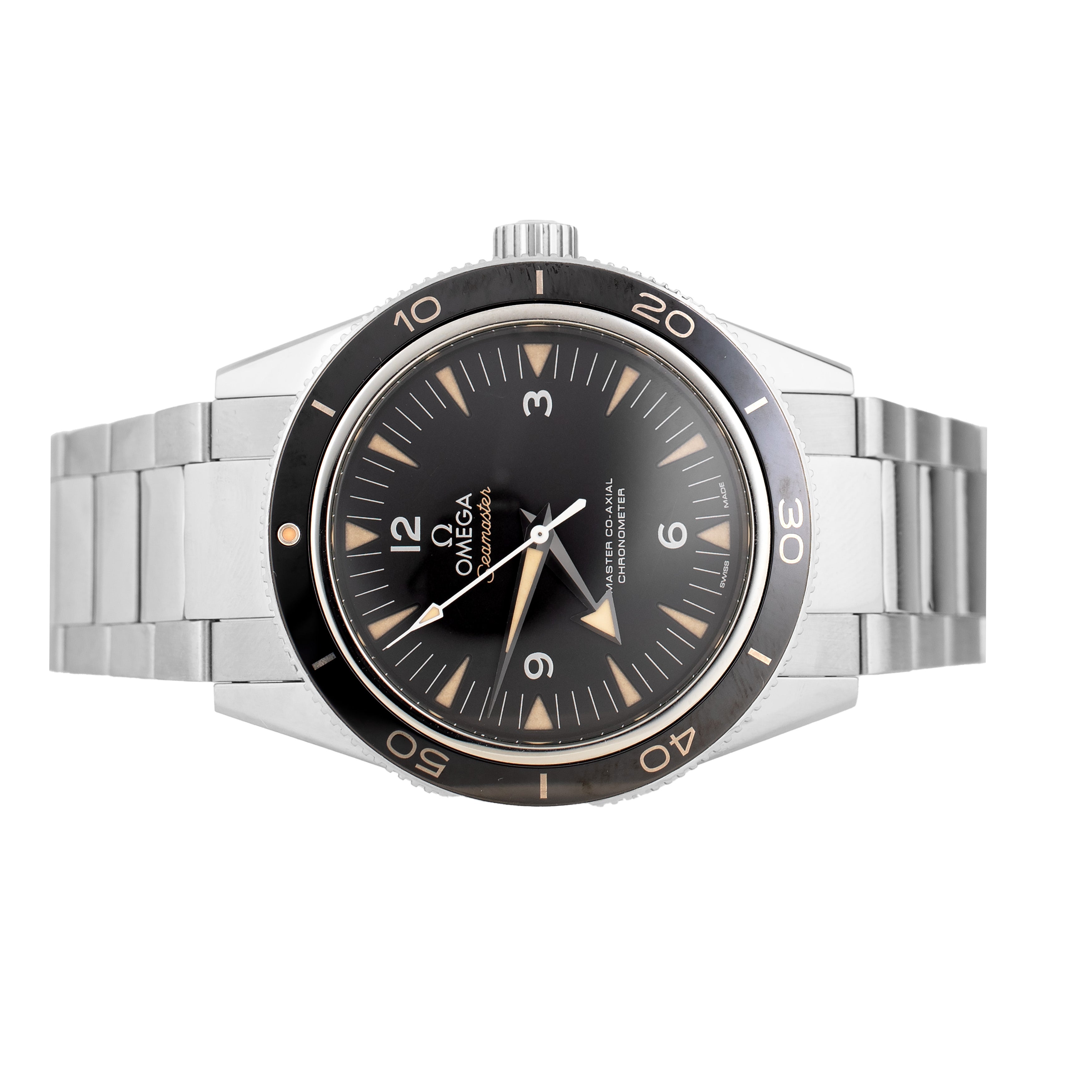 Omega Seamaster 300 Stainless Steel Black Dial 41mm 233.30.41.21.01.001 Full Set