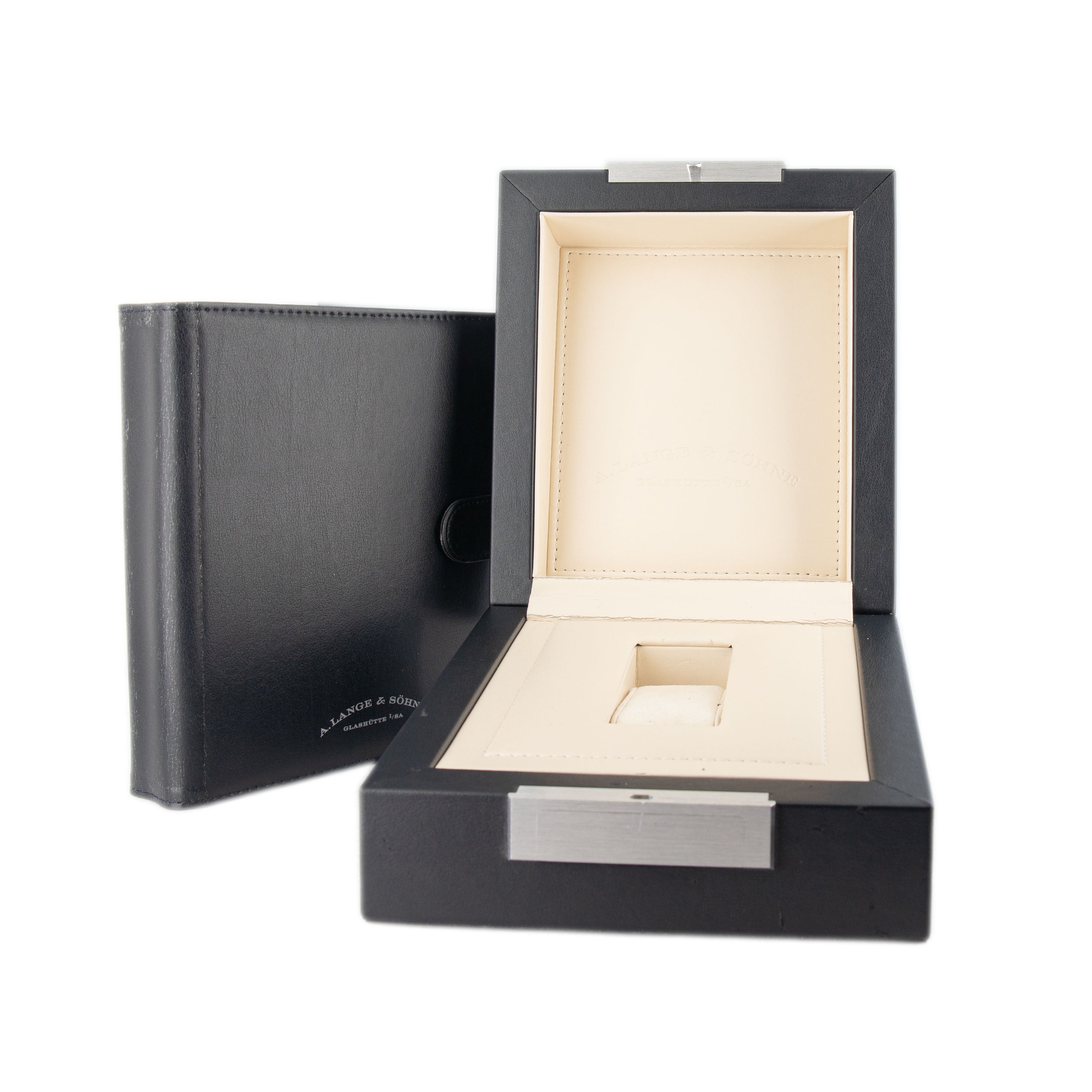 A. Lange & Sohne Lange 1 Platinum Silver Dial Platinum Deployant Buckle 38.5mm  191.025 Full Set