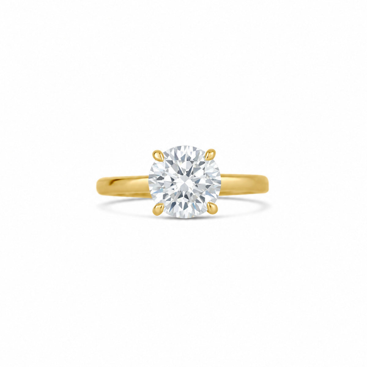 14k Yellow Gold Solitaire Setting