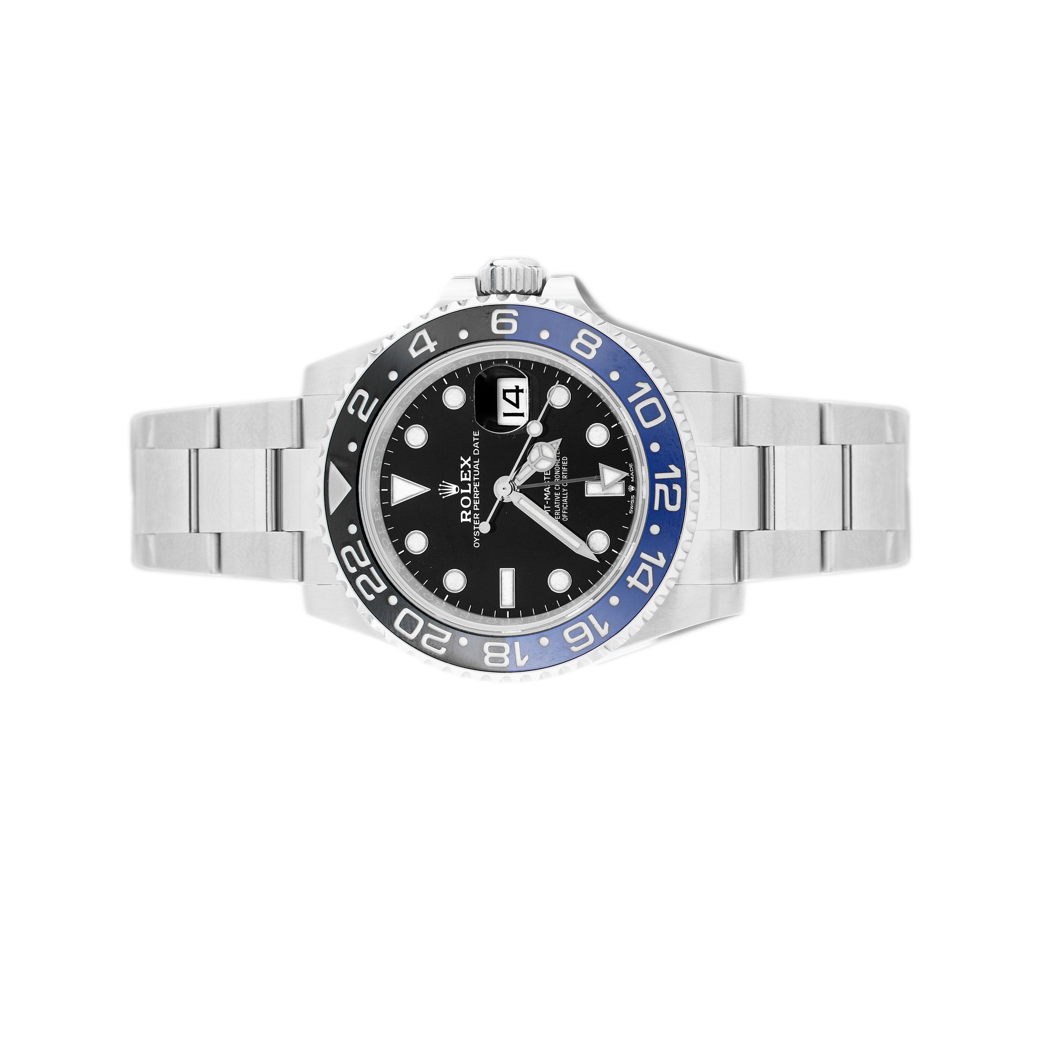 Rolex GMT-Master II Batman Stainless Steel Black Dial Oyster 40mm 126710BLNR Full Set