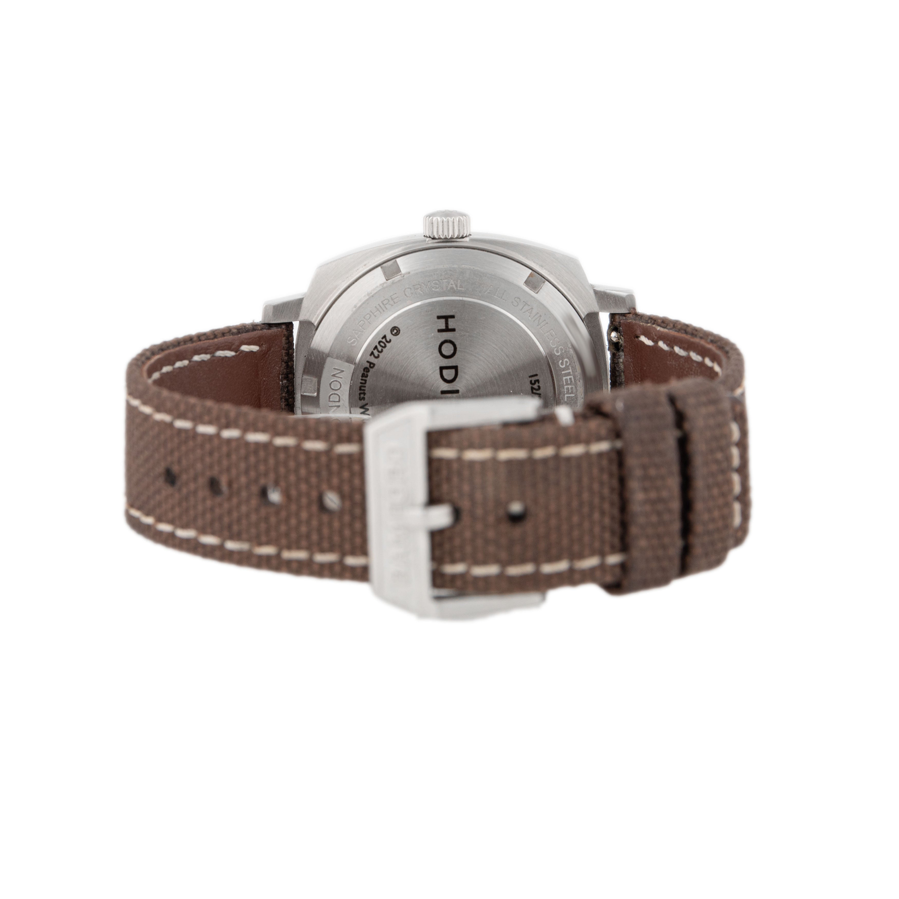 Bamford London GMT Peanuts X Joe Preppy Stainless Steel Black Dial