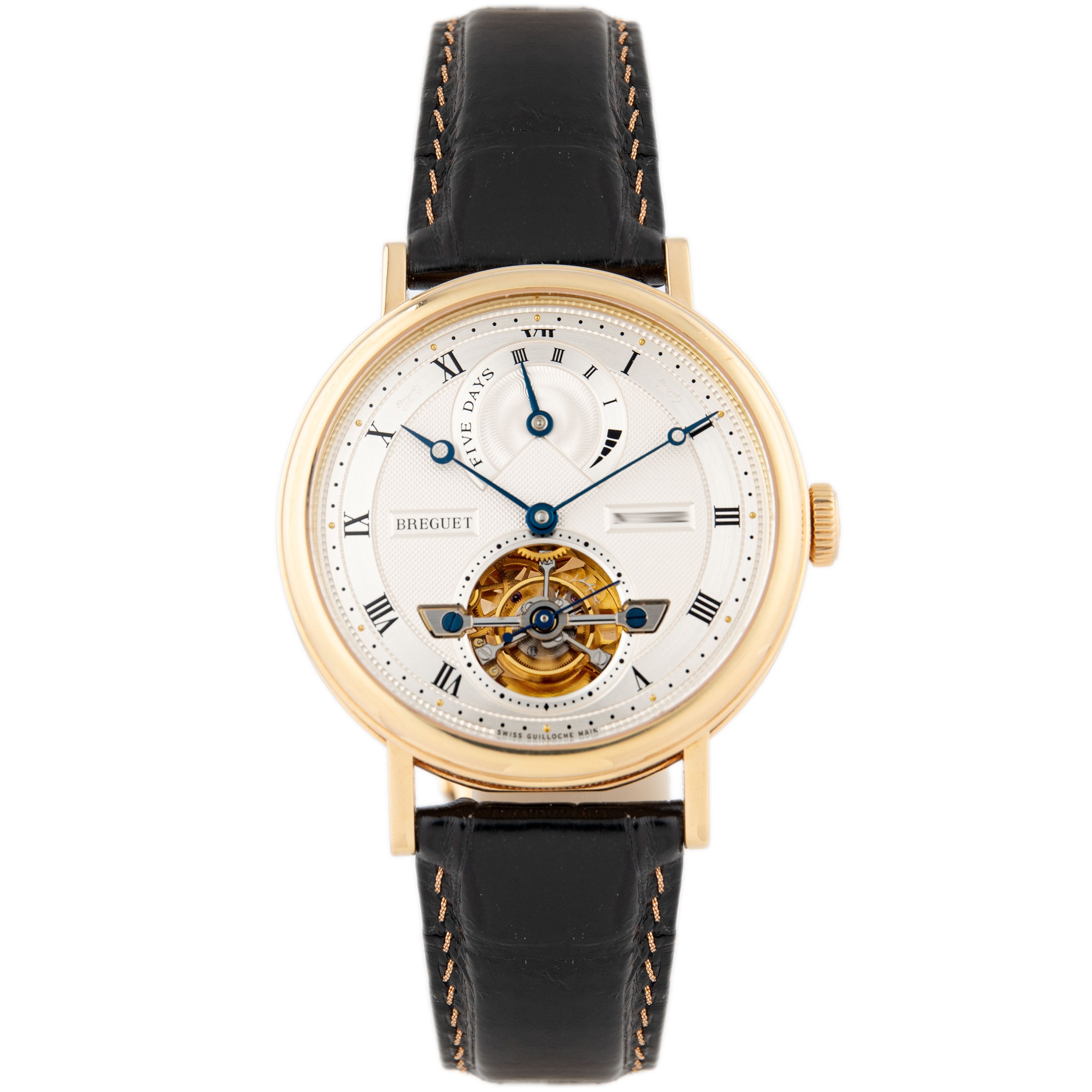 Breguet Classique Tourbillon Rose Gold Silver Dial 39mm 5317BR/12/9V6 Full Set