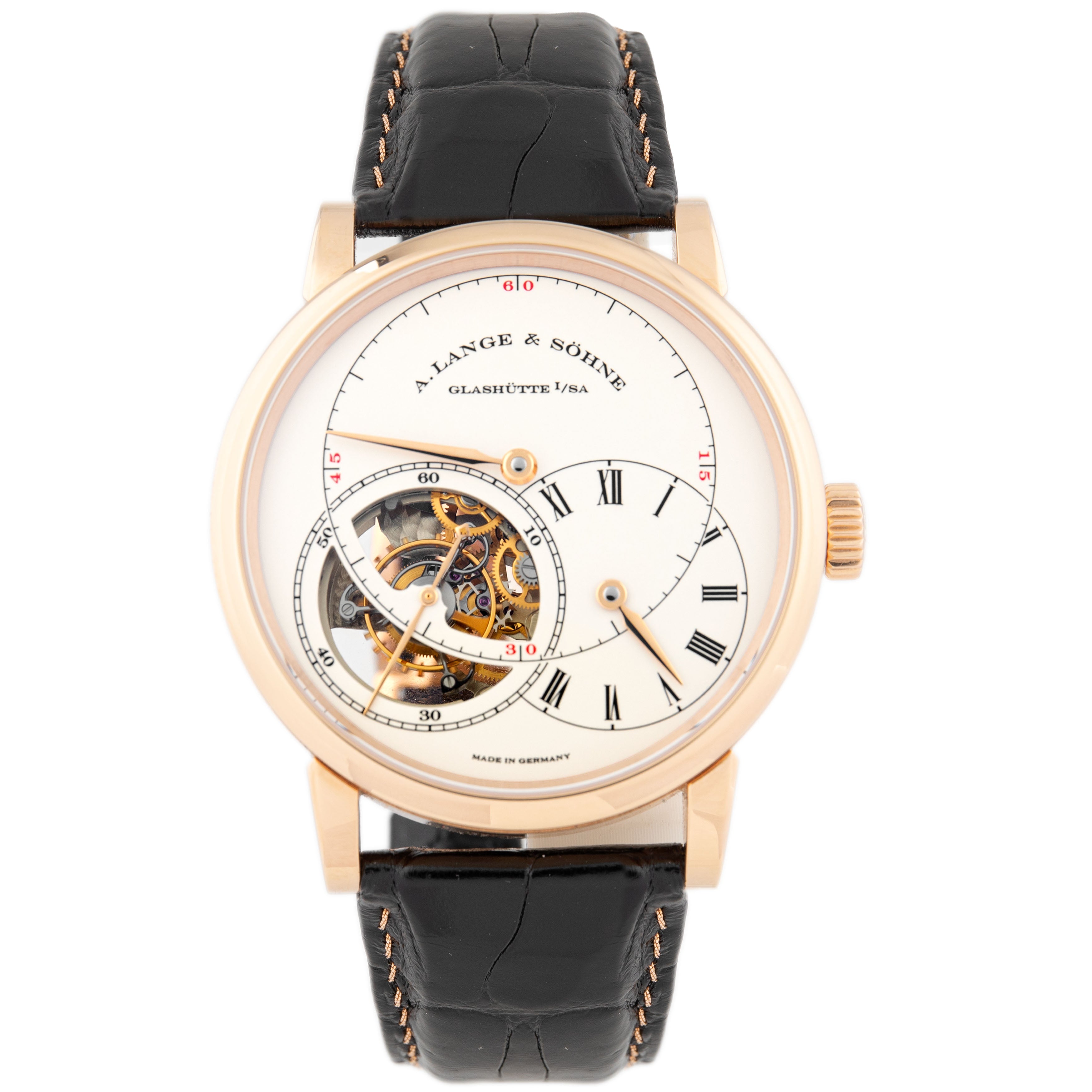 A. Lange & Sohne Richard Lange Tourbillon Rose Gold 41.9mm Rose