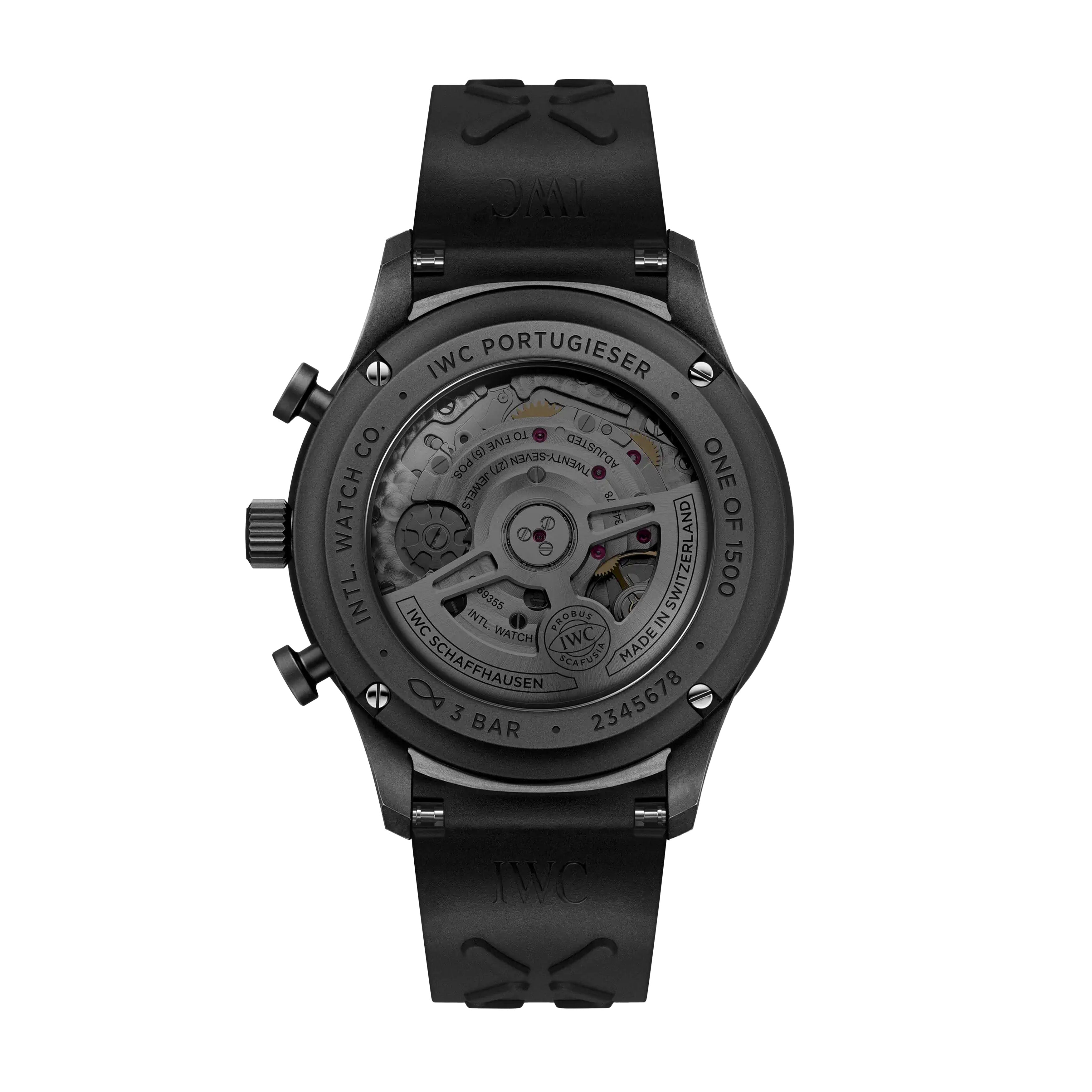 IWC Portugieser Chronograph Ceratanium Watch, 41mm Black Dial, IW371631