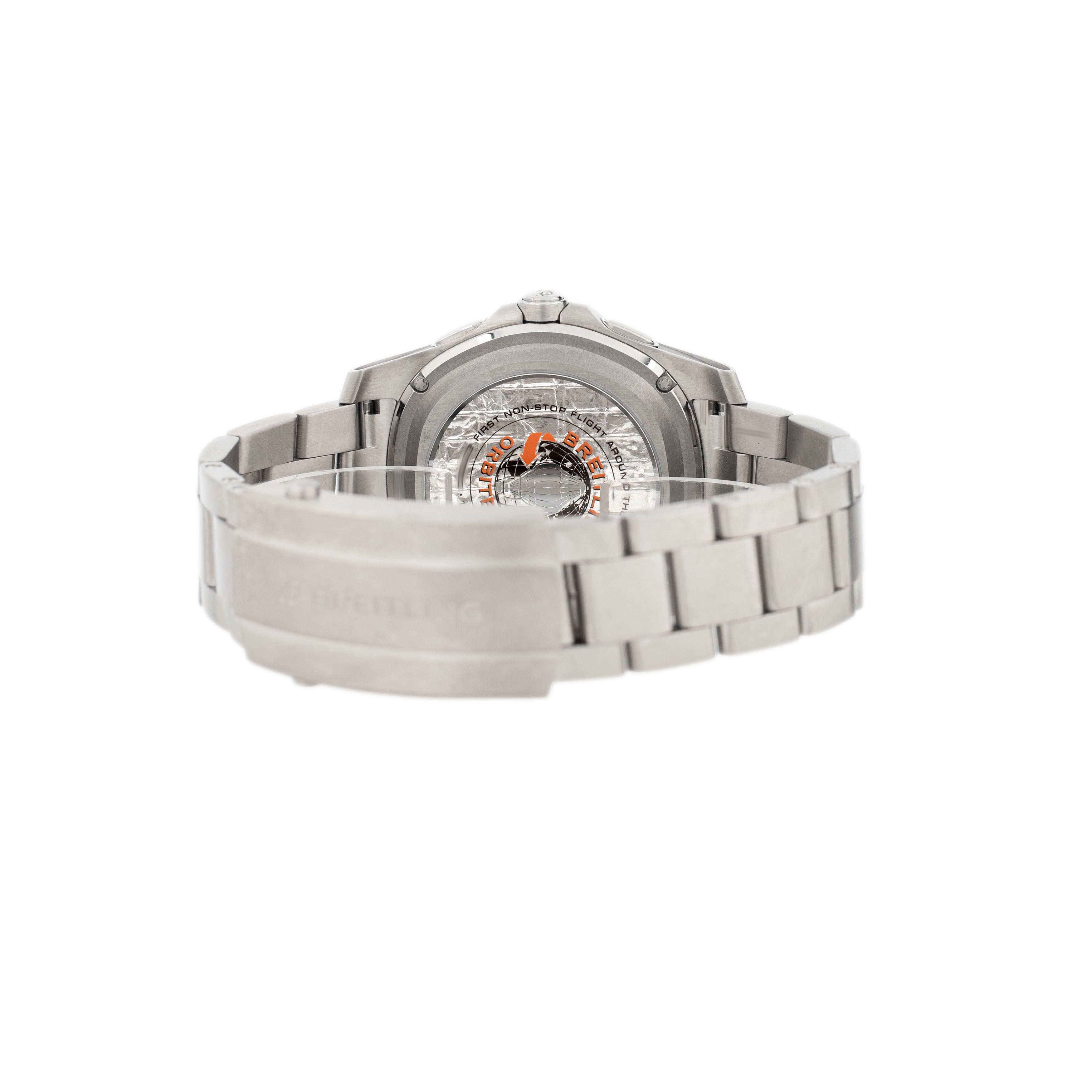 Breitling Aerospace Professional B70 Orbiter Titanium Orange Dial 43mm EB70101A1O1E1 Full Set