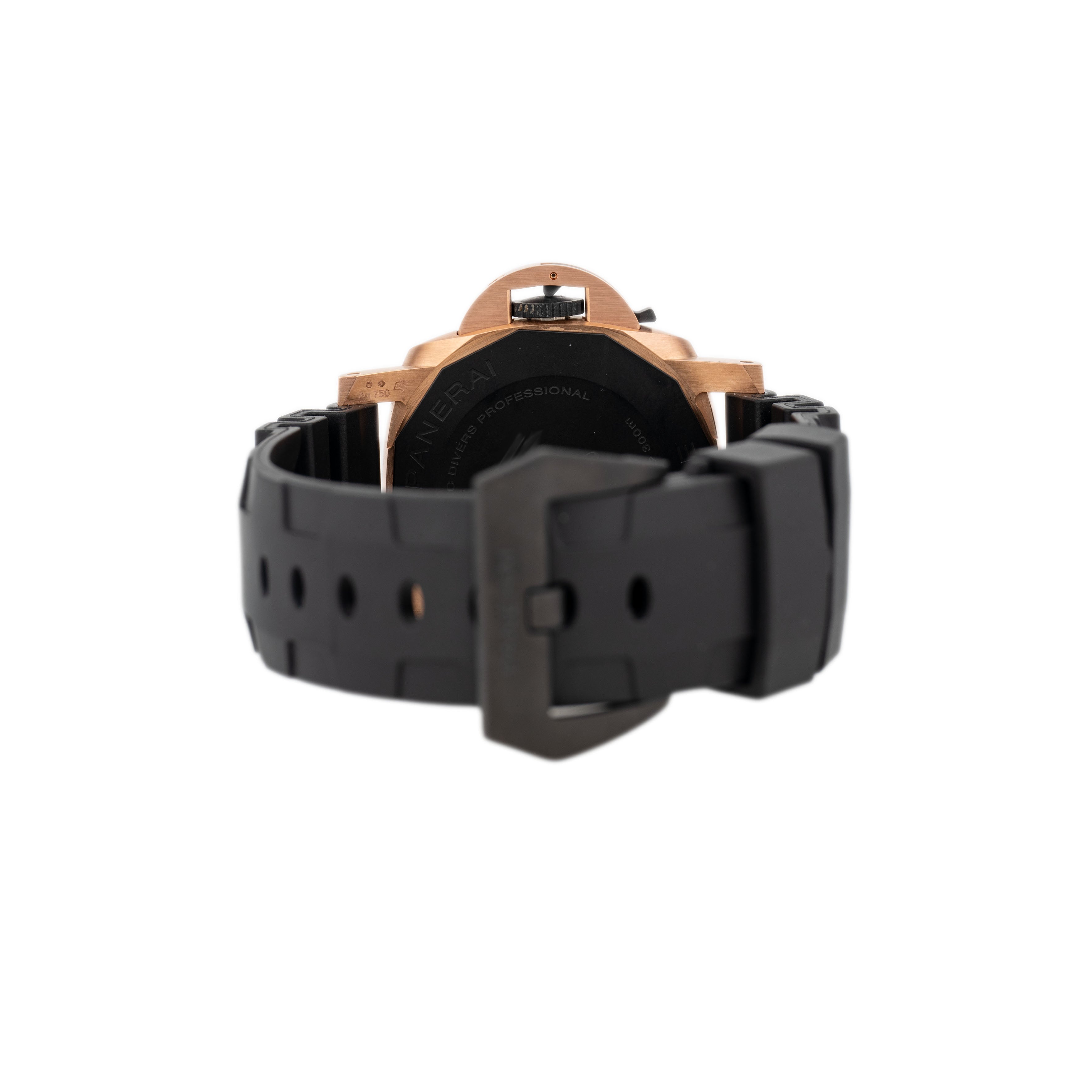 Panerai Submersible Goldtech OroCarbo Rose Gold Black Dial 44mm PAM01070 Full Set