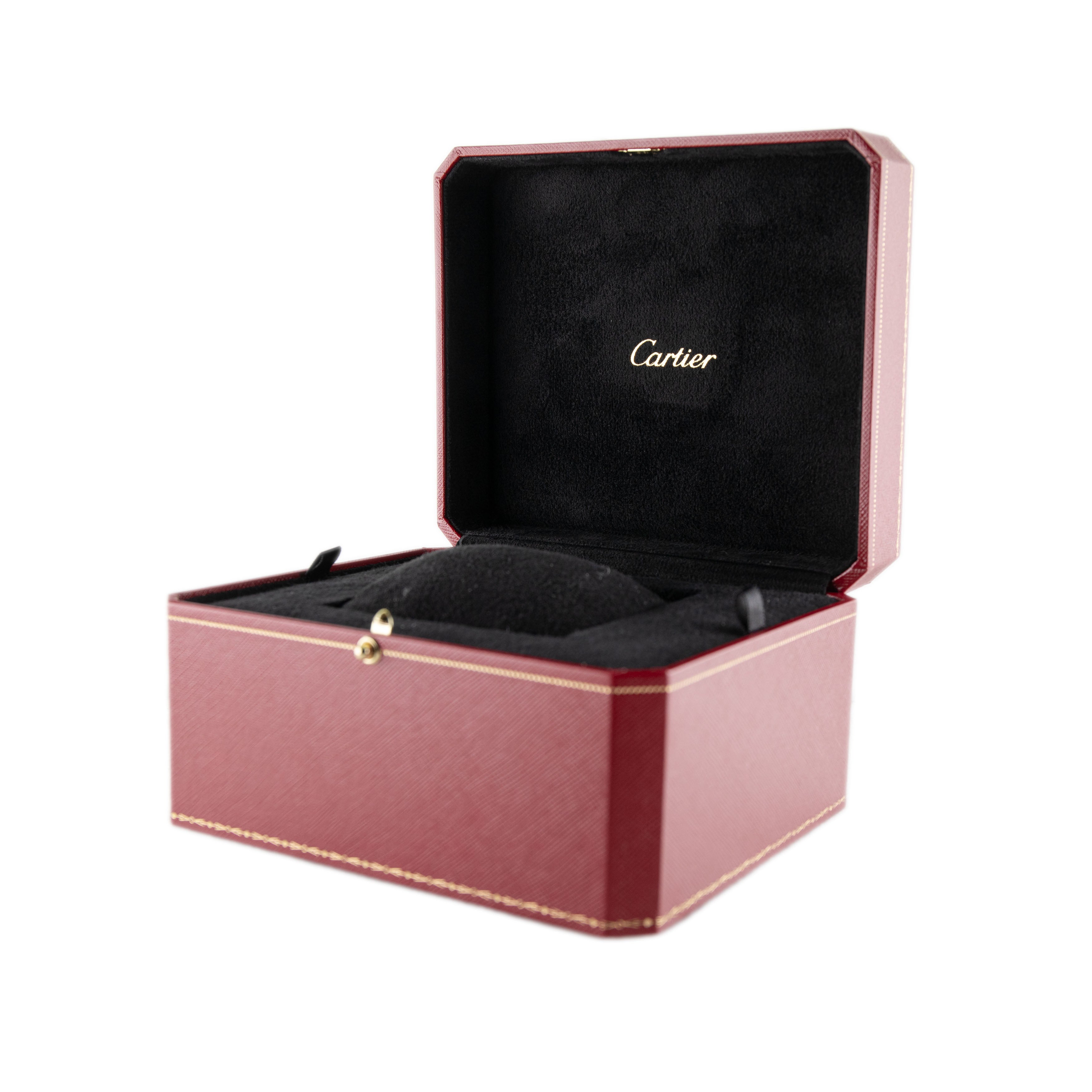 Cartier Santos DLC Stainless Steel Black Dial 39.8mm WSSA0039 Full Set