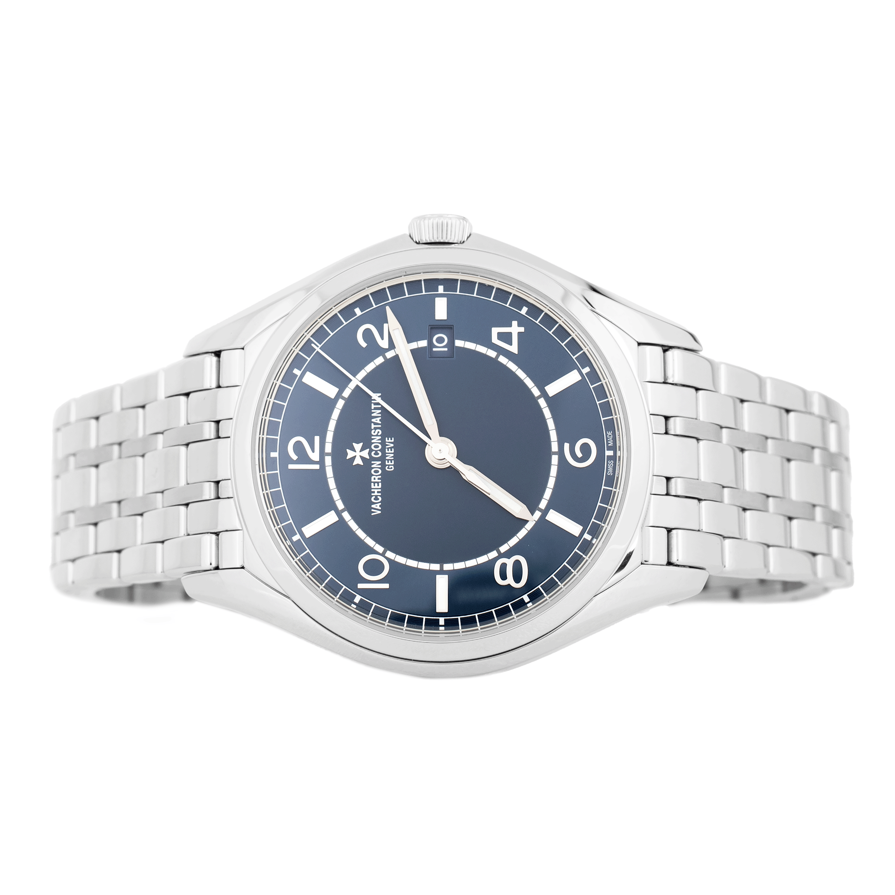 Vacheron Constantin FiftySix Stainless Steel Blue Dial 40mm 4600E/110A-B487 Full Set