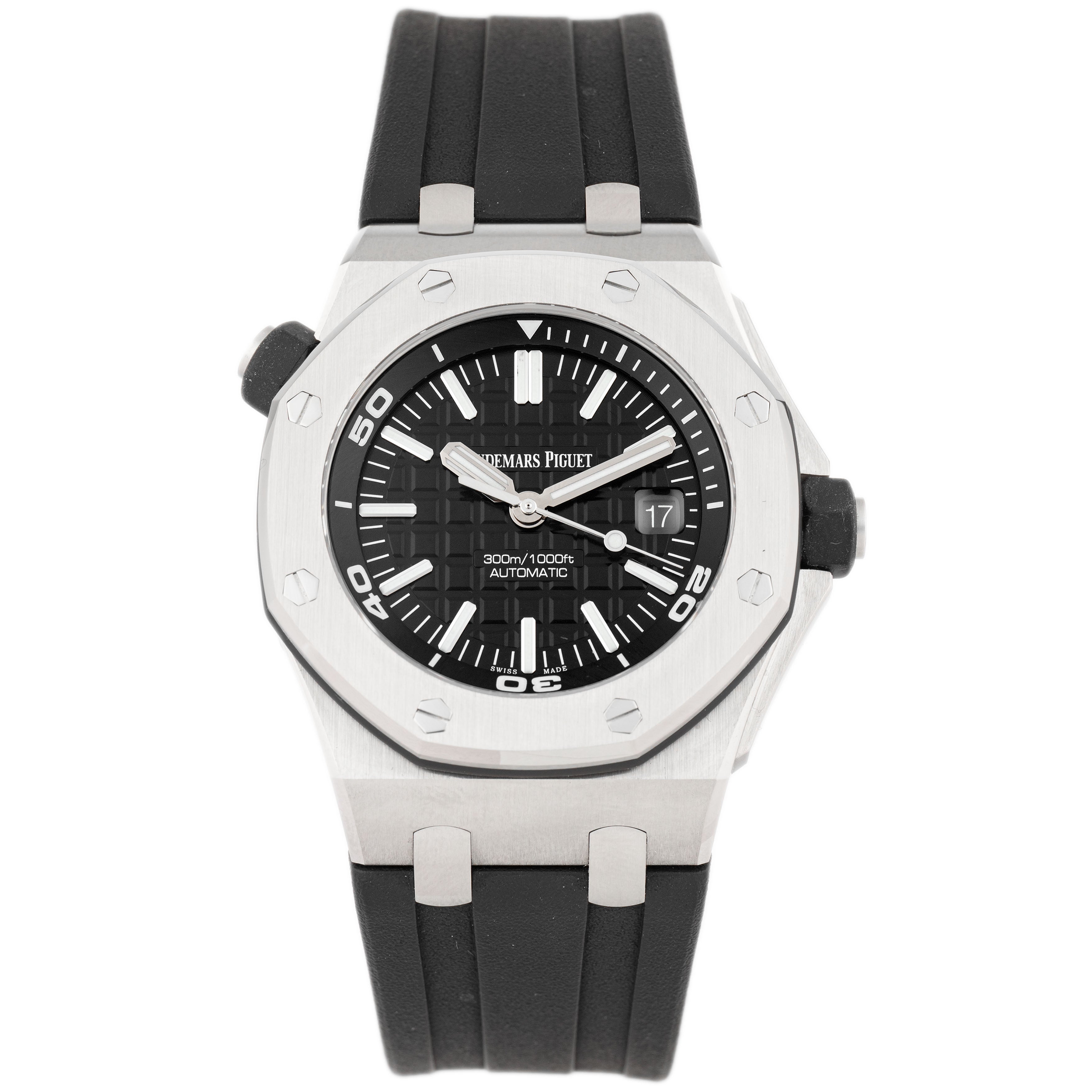 Audemars Piguet Royal Oak Offshore Diver Stainless Steel Black Dial 42mm 15710ST.OO.A002CA.01 Full Set