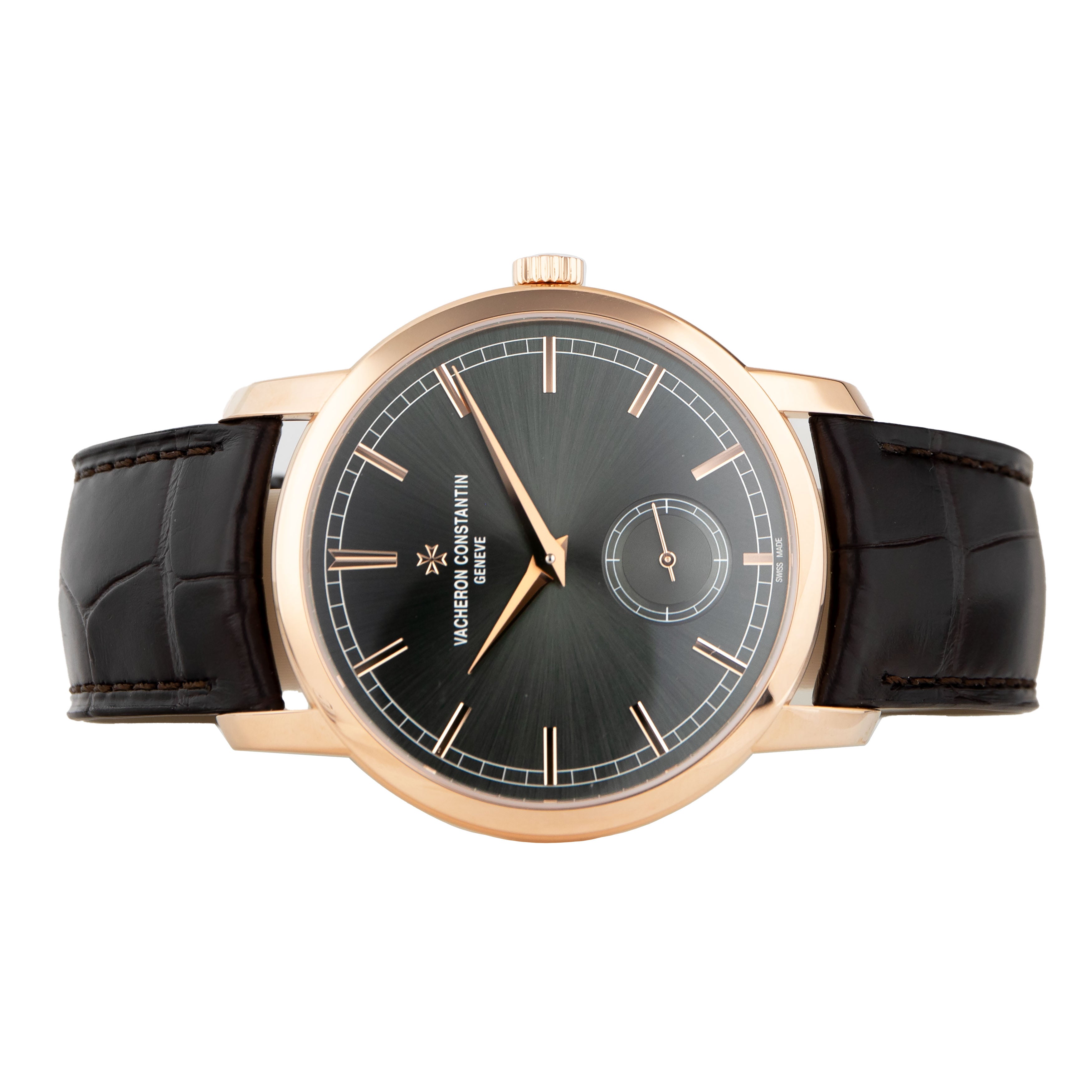 Vacheron Constantin Traditionnelle Rose Gold Green Dial 38mm 82172/000R-H008 Full Set
