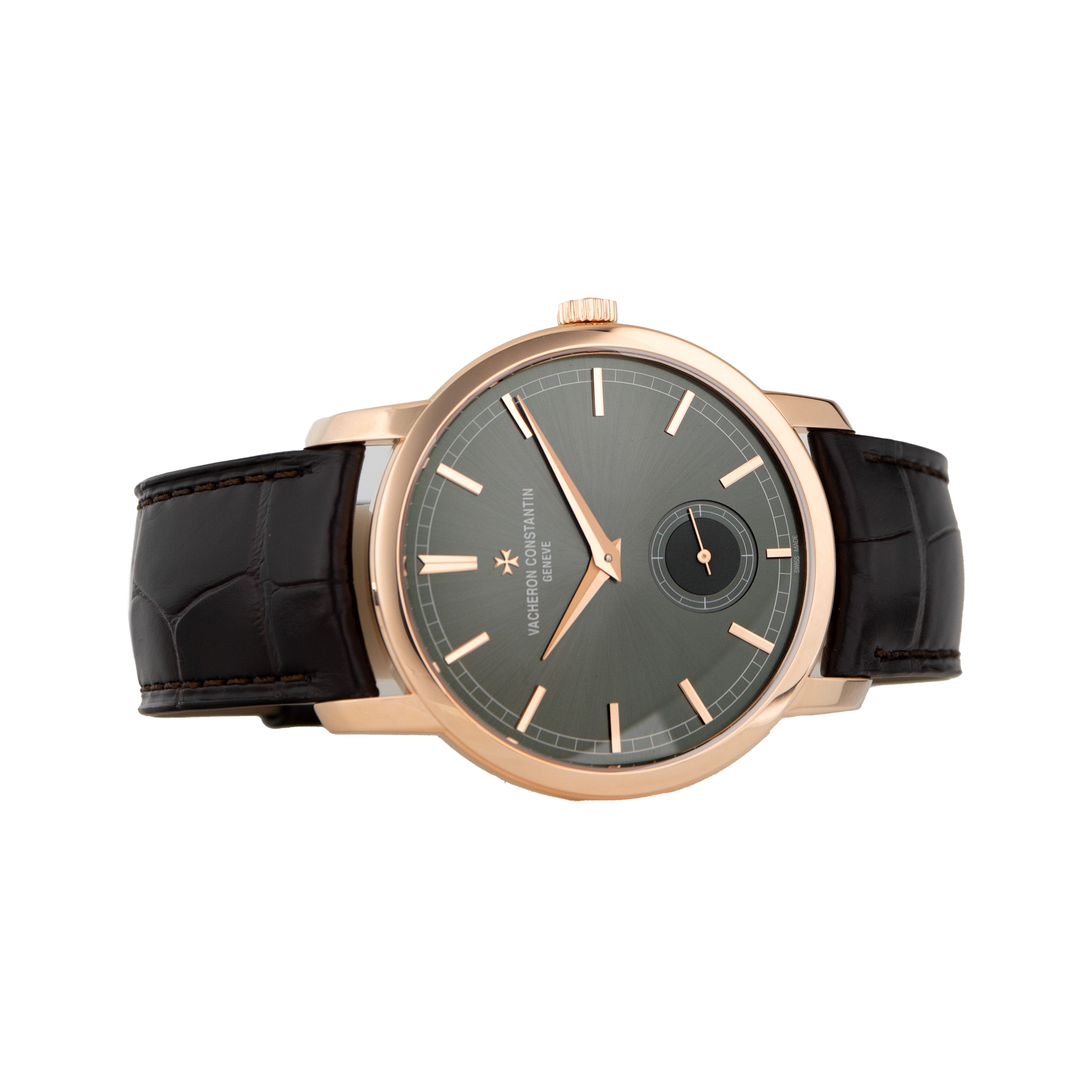 Vacheron Constantin Traditionnelle Rose Gold Green Dial 38mm 82172/000R-H008 Full Set
