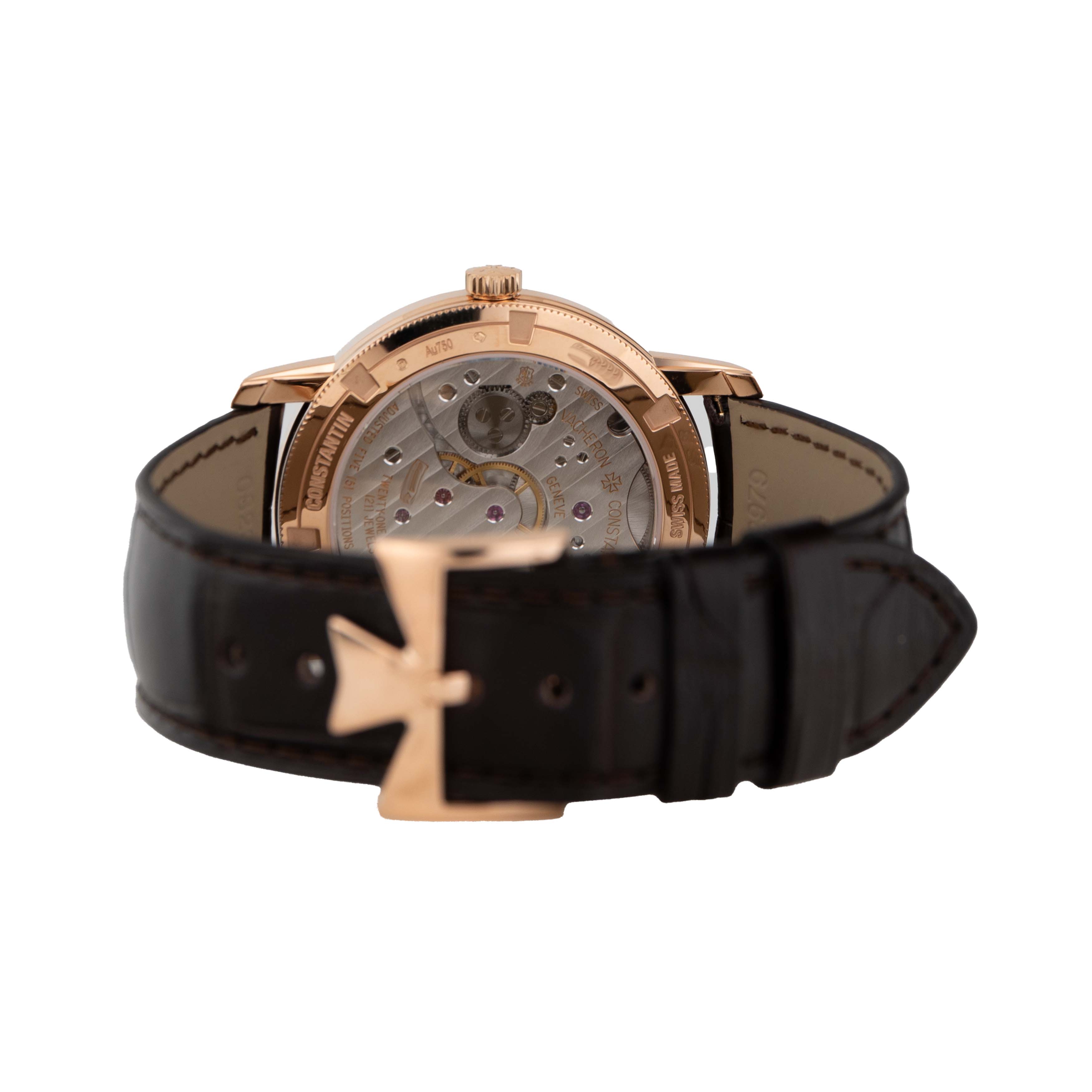 Vacheron Constantin Traditionnelle Rose Gold Green Dial 38mm 82172/000R-H008 Full Set