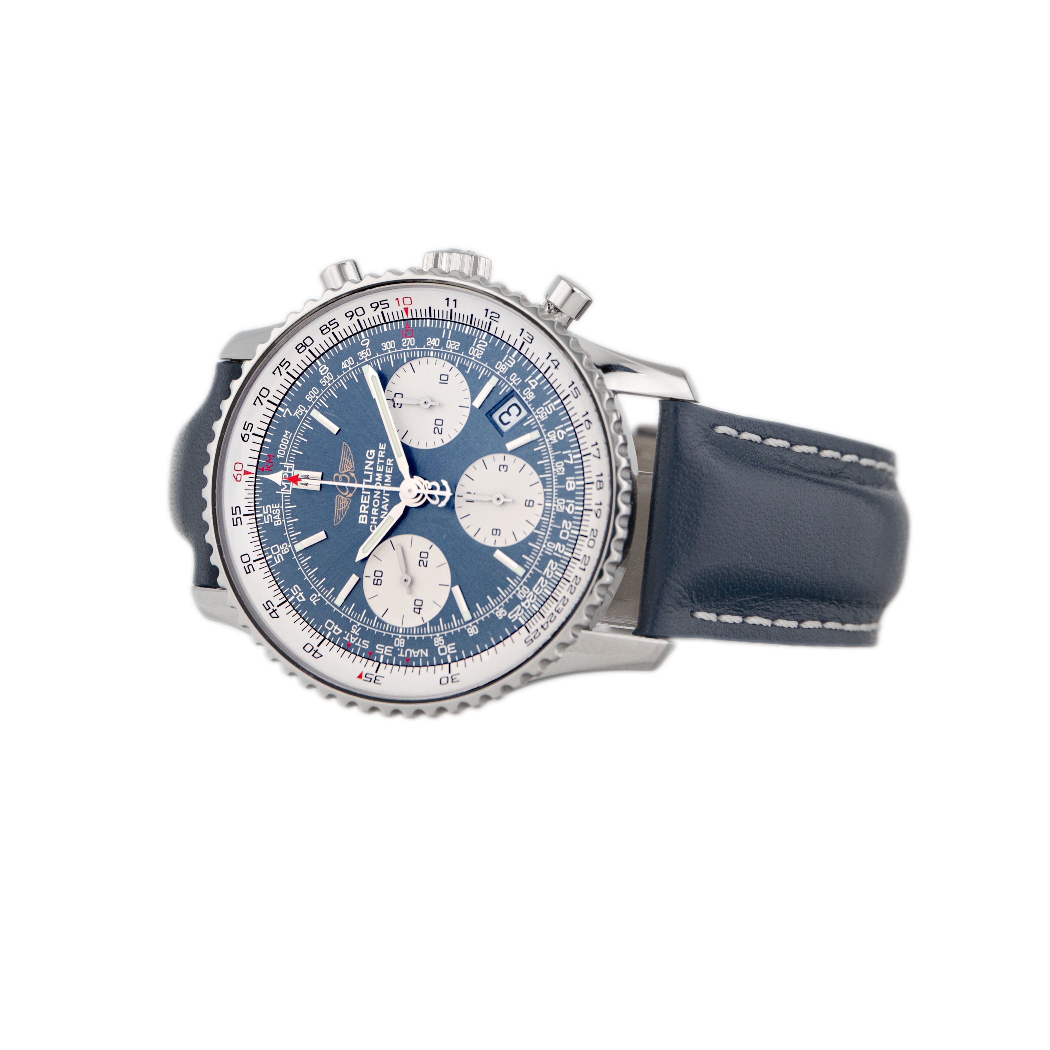 Breitling Navitimer Chronograph Stainless Steel Blue Dial 42mm A23322