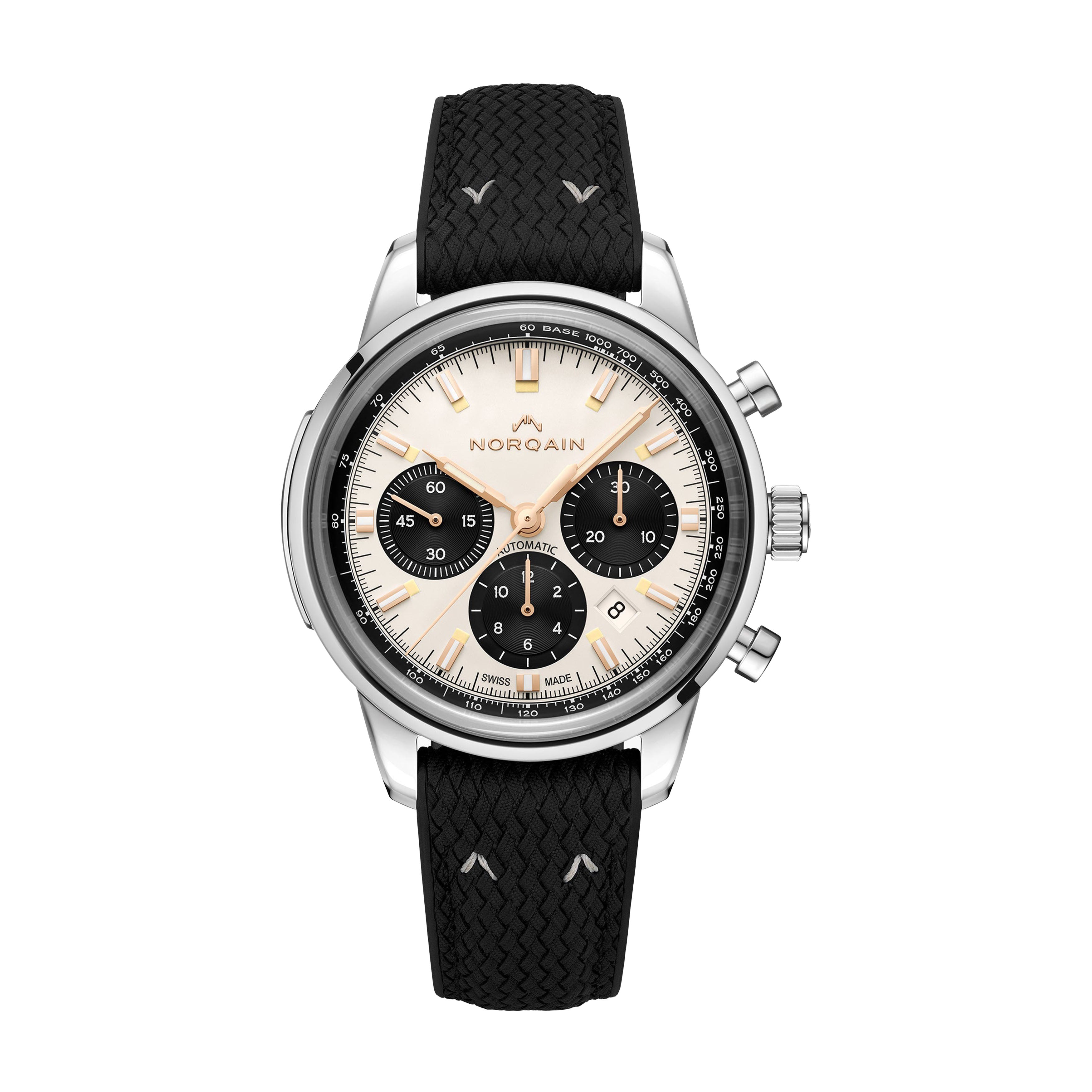 Norqain Freedom 60 Chrono 43mm Limited Edition Watch, 43mm Off White Dial, N2200.19S02.C01.R01
