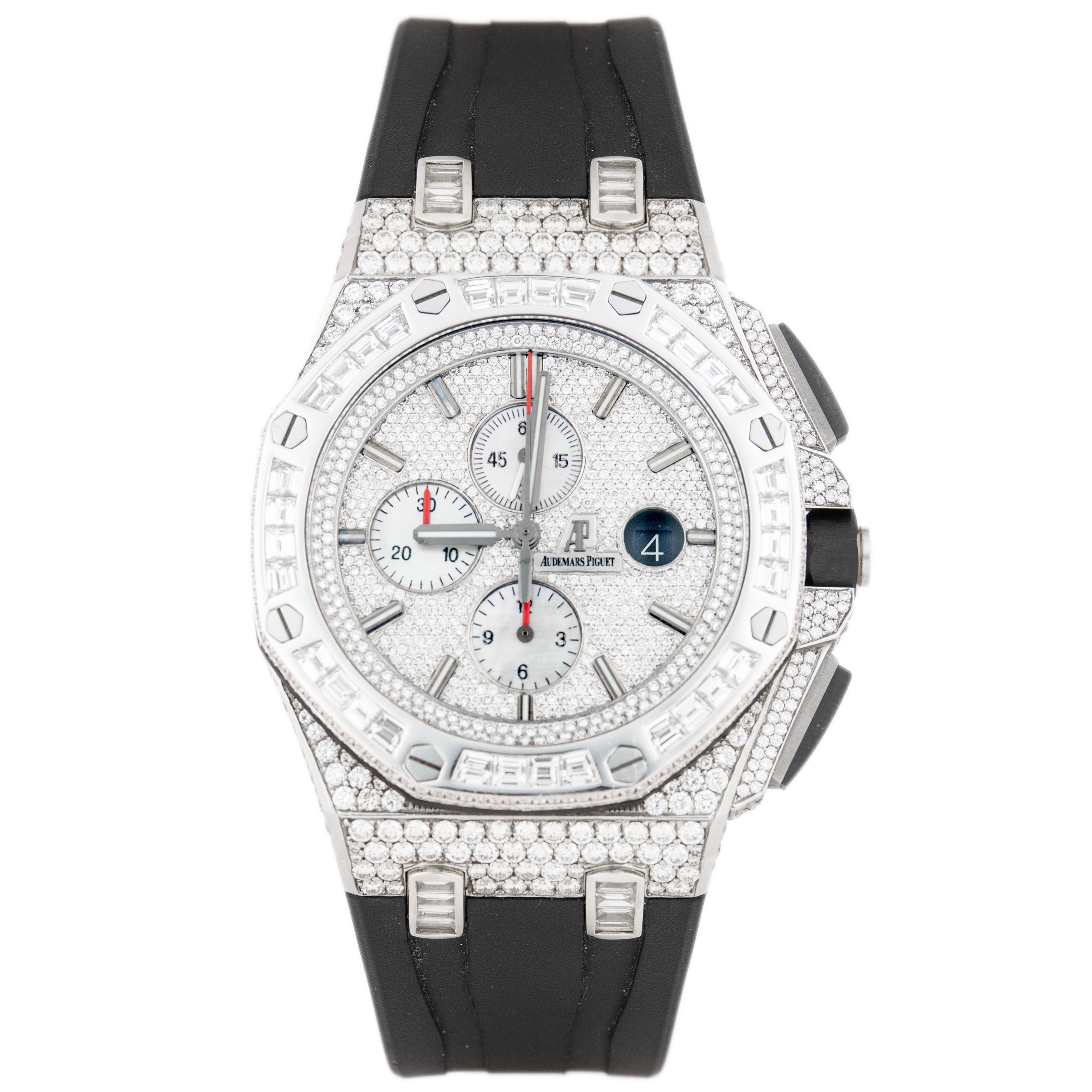 Audemars Piguet Royal Oak Offshore Stainless Steel Diamond Dial 44mm 26400SO.OO.A002CA.01 Full Set