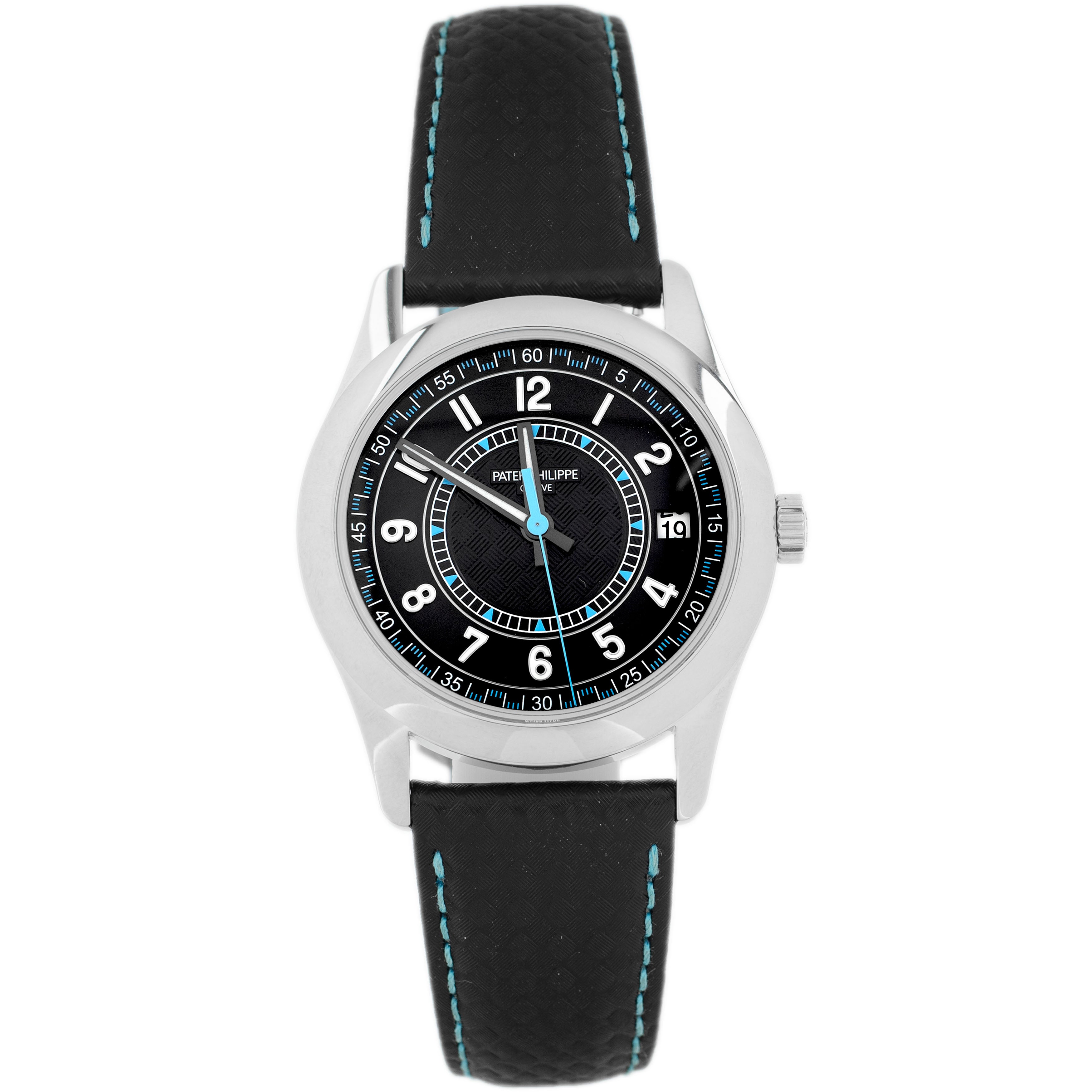 Patek Philippe Calatrava White Gold Black Dial 40mm 6007G-011 Full Set