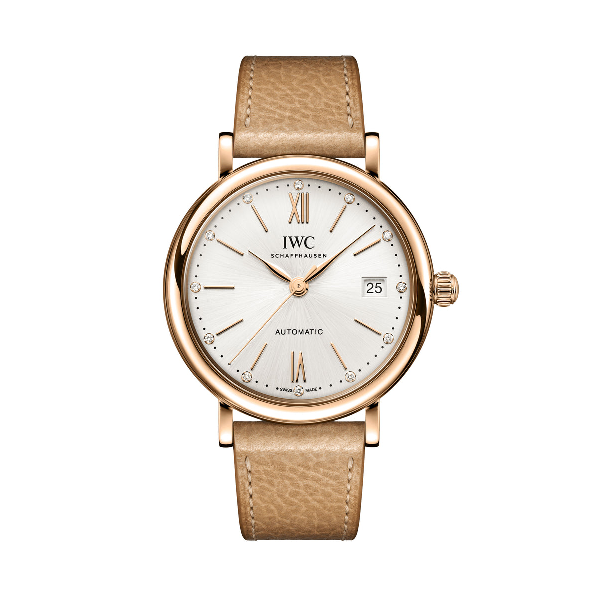 IWC Portofino Automatic 37 Watch, 37mm Silver Dial, IW458606