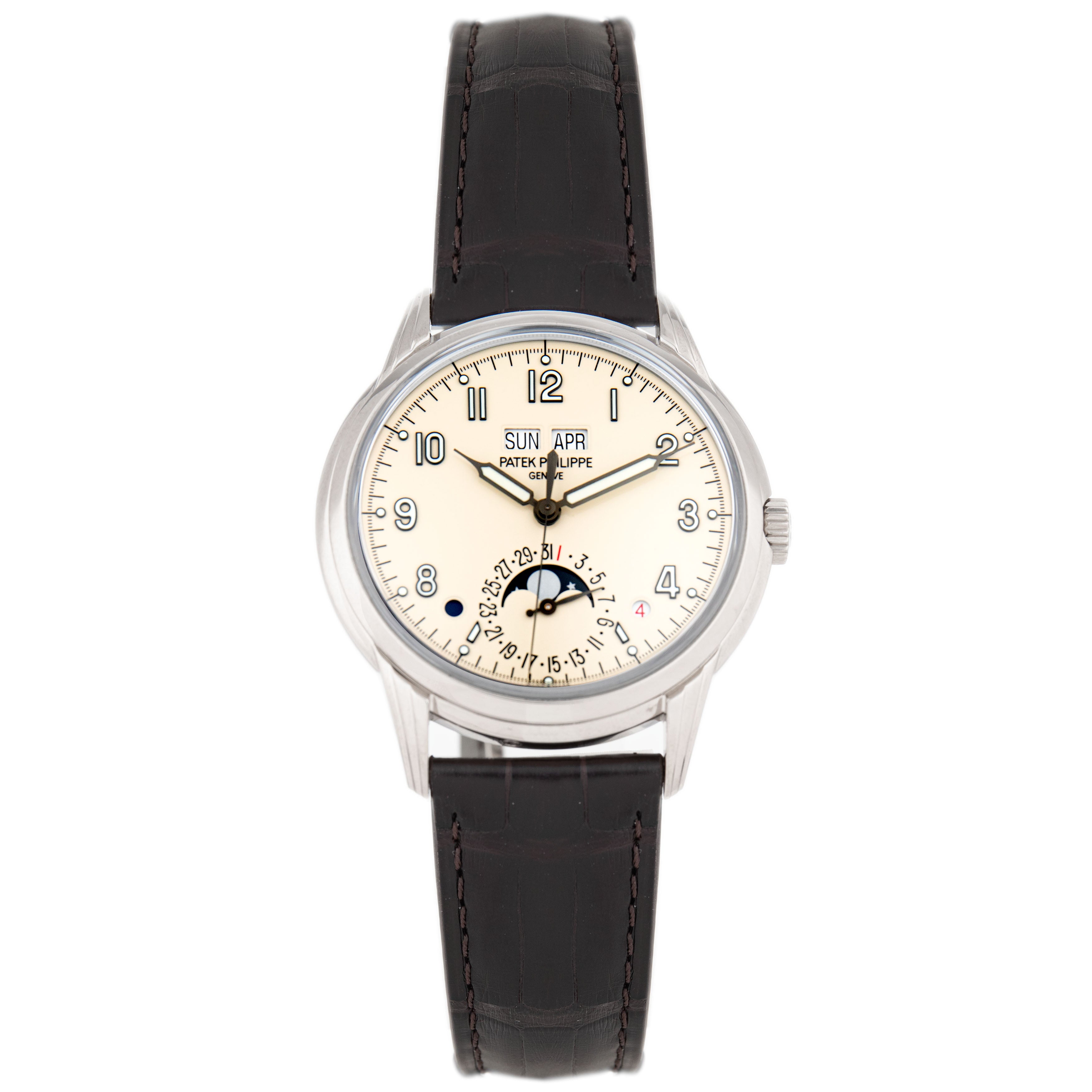 Patek Philippe Grand Complications Perpetual Calendar White Gold Cream Dial 40mm 5320G-001 Full Set