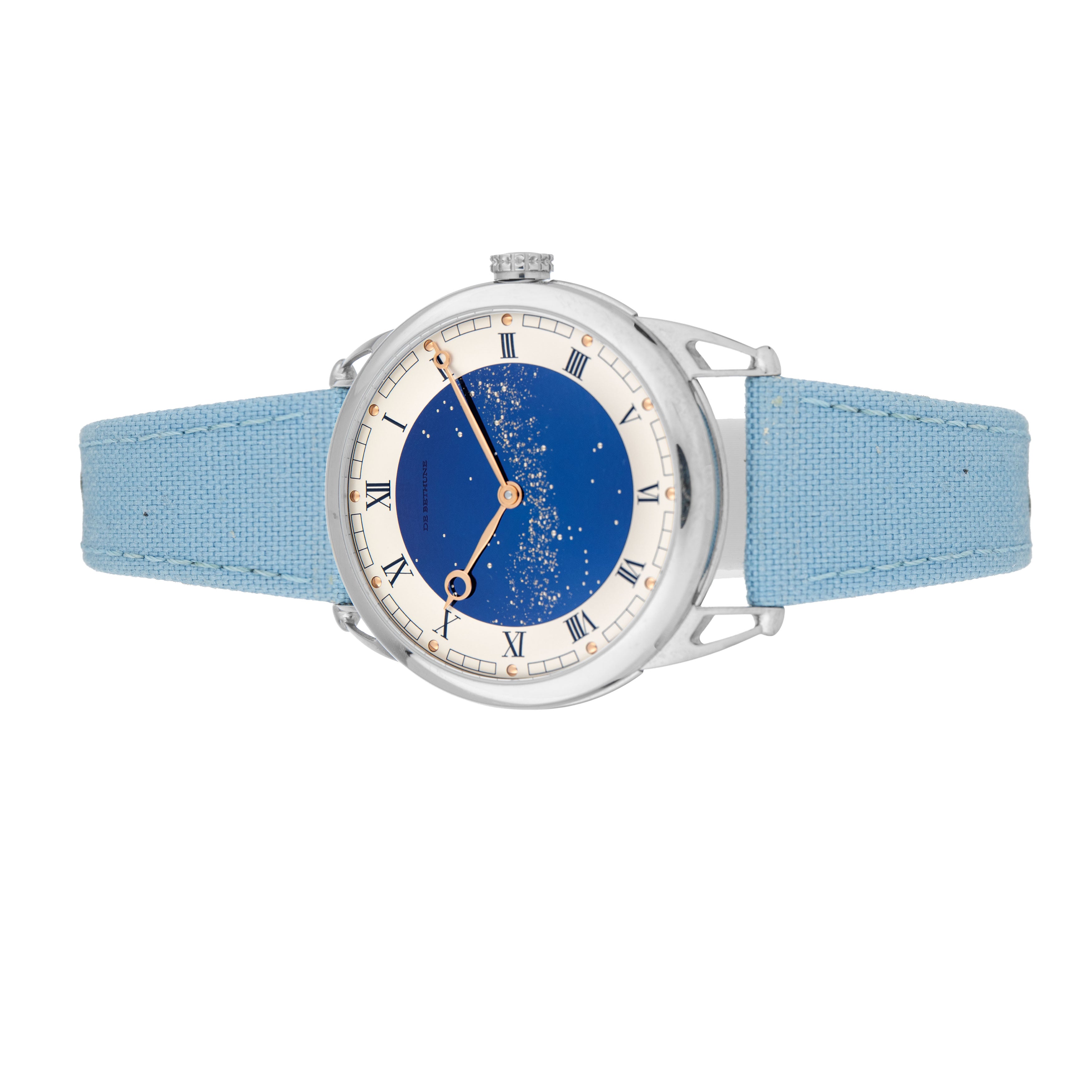 De Bethune Starry Varius Titanium Blue Dial 42mm DB25VTIS3 Full Set