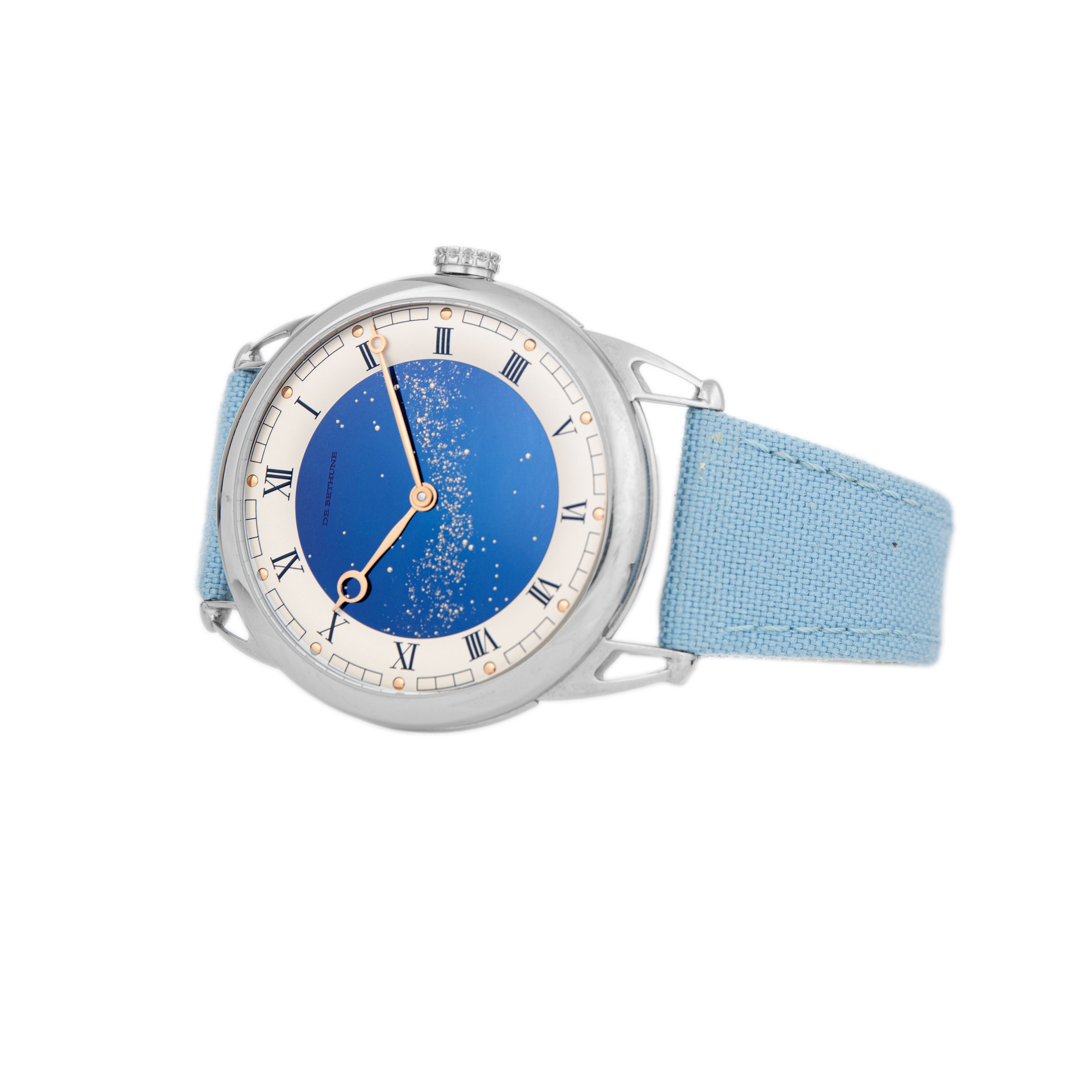 De Bethune Starry Varius Titanium Blue Dial 42mm DB25VTIS3 Full Set