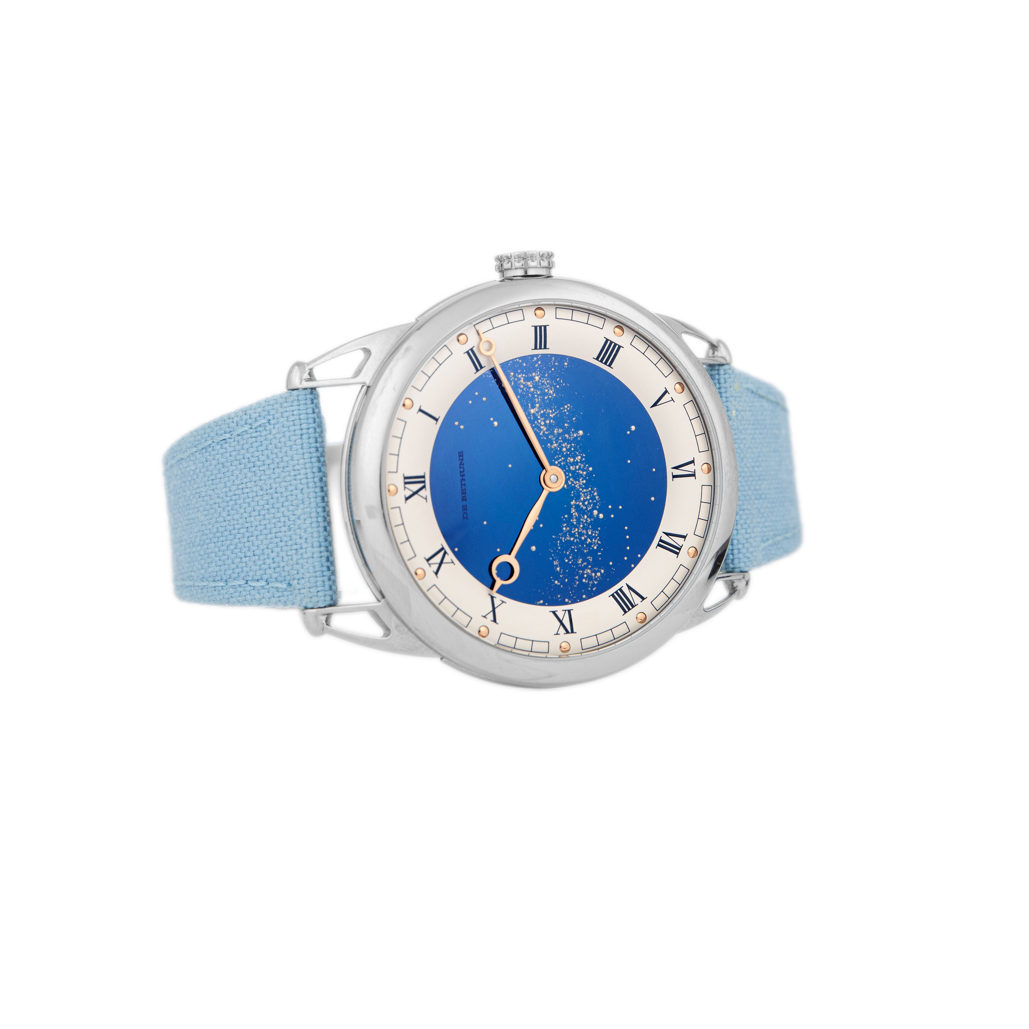 De Bethune Starry Varius Titanium Blue Dial 42mm DB25VTIS3 Full Set