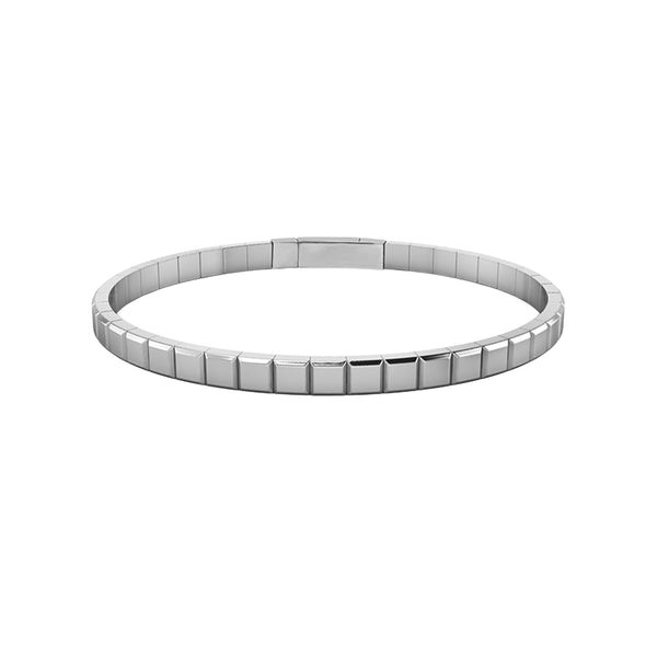 14K White Gold Titanium Flexie Bracelet