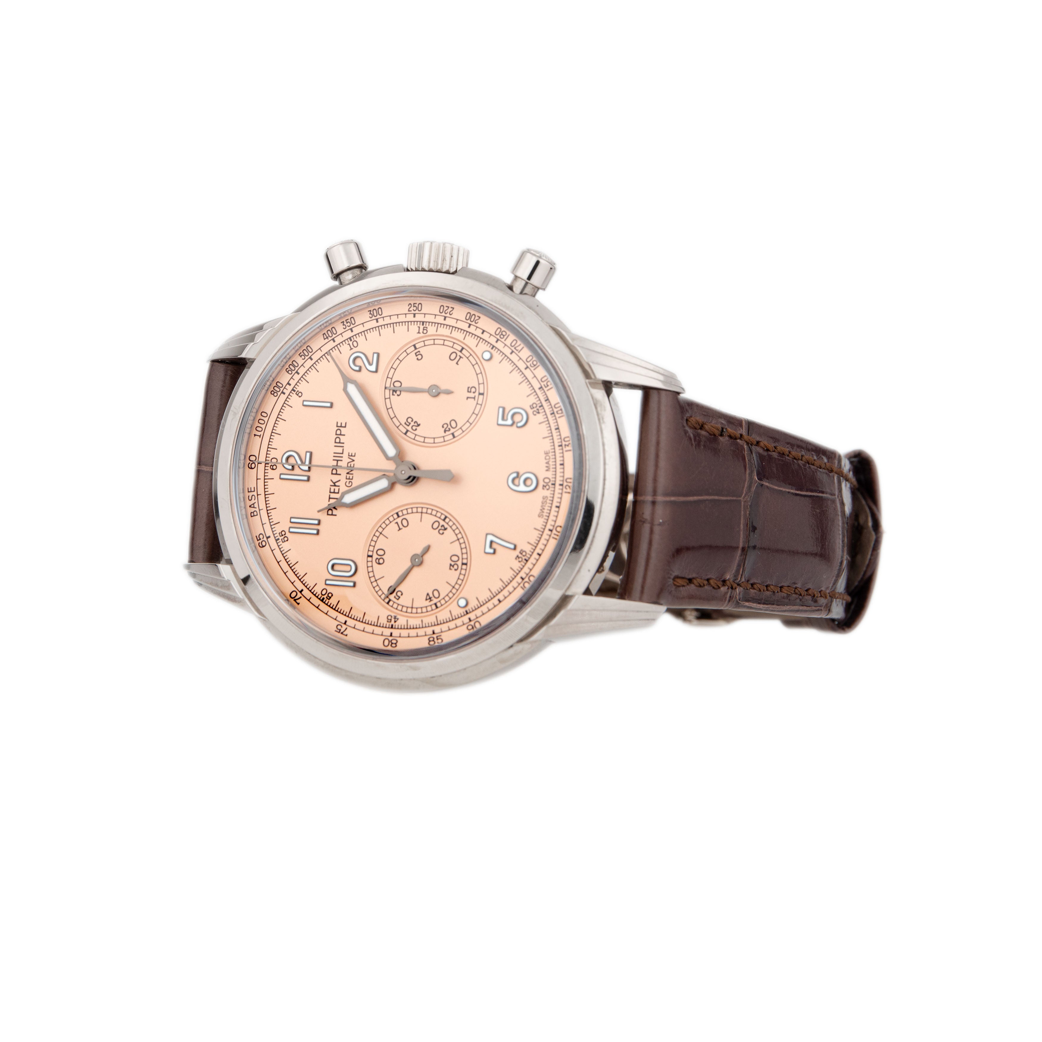 Patek Philippe Complications Chronograph White Gold Salmon Dial 41mm 5172G-010 Full Set