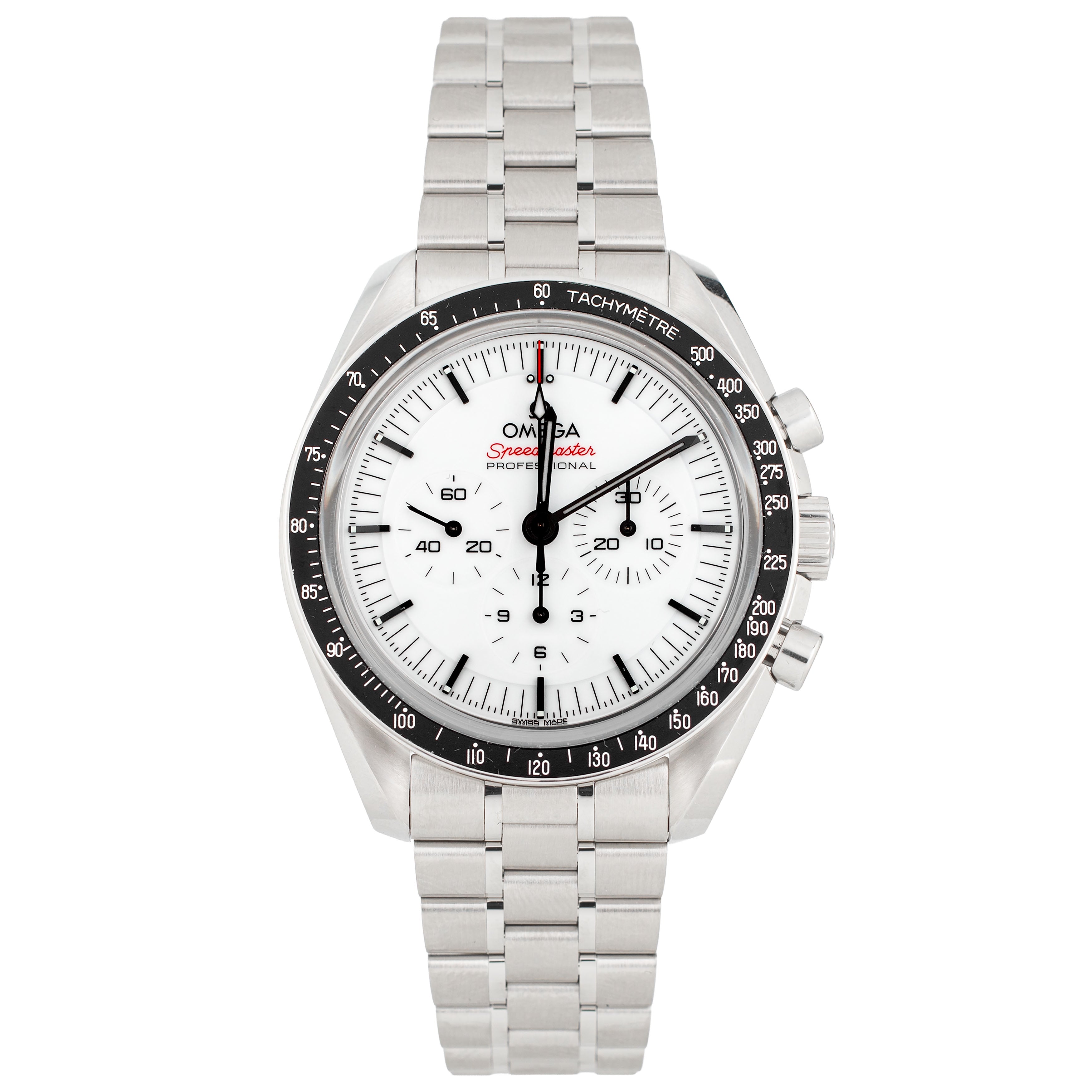 Omega Speedmaster Professional Moonwatch Stainless Steel White Dial 42mm 310.30.42.50.04.001 Full Set