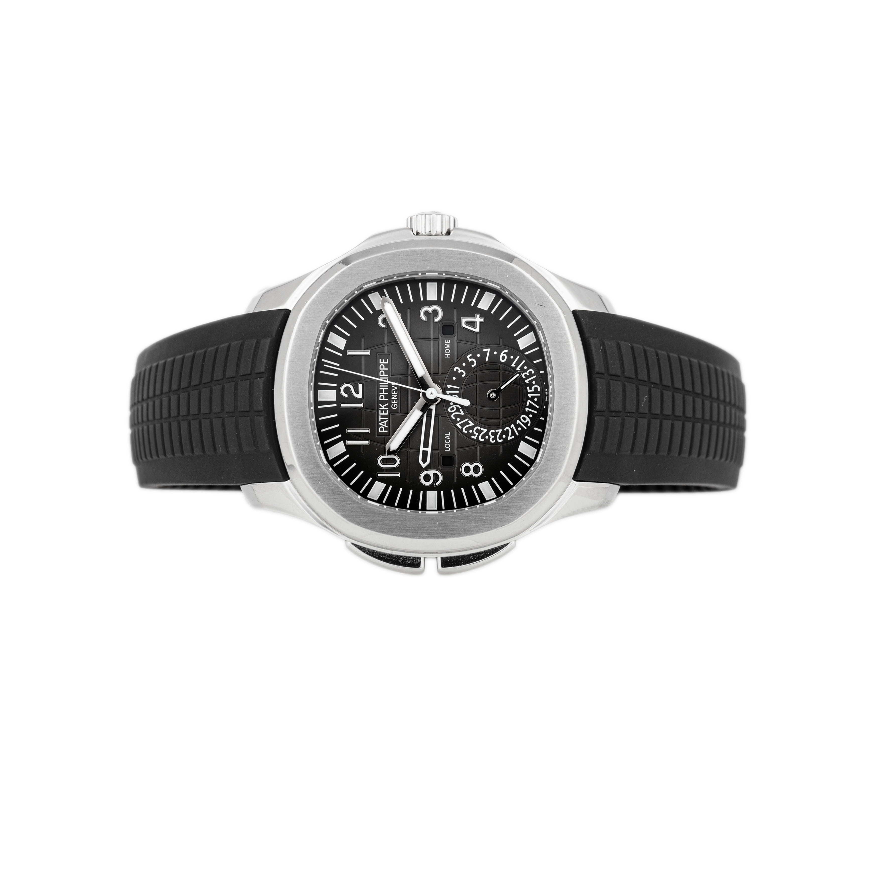 Patek Philippe Aquanaut Travel Time Stainless Steel Black Dial 40.8mm 5164A-001 Full Set