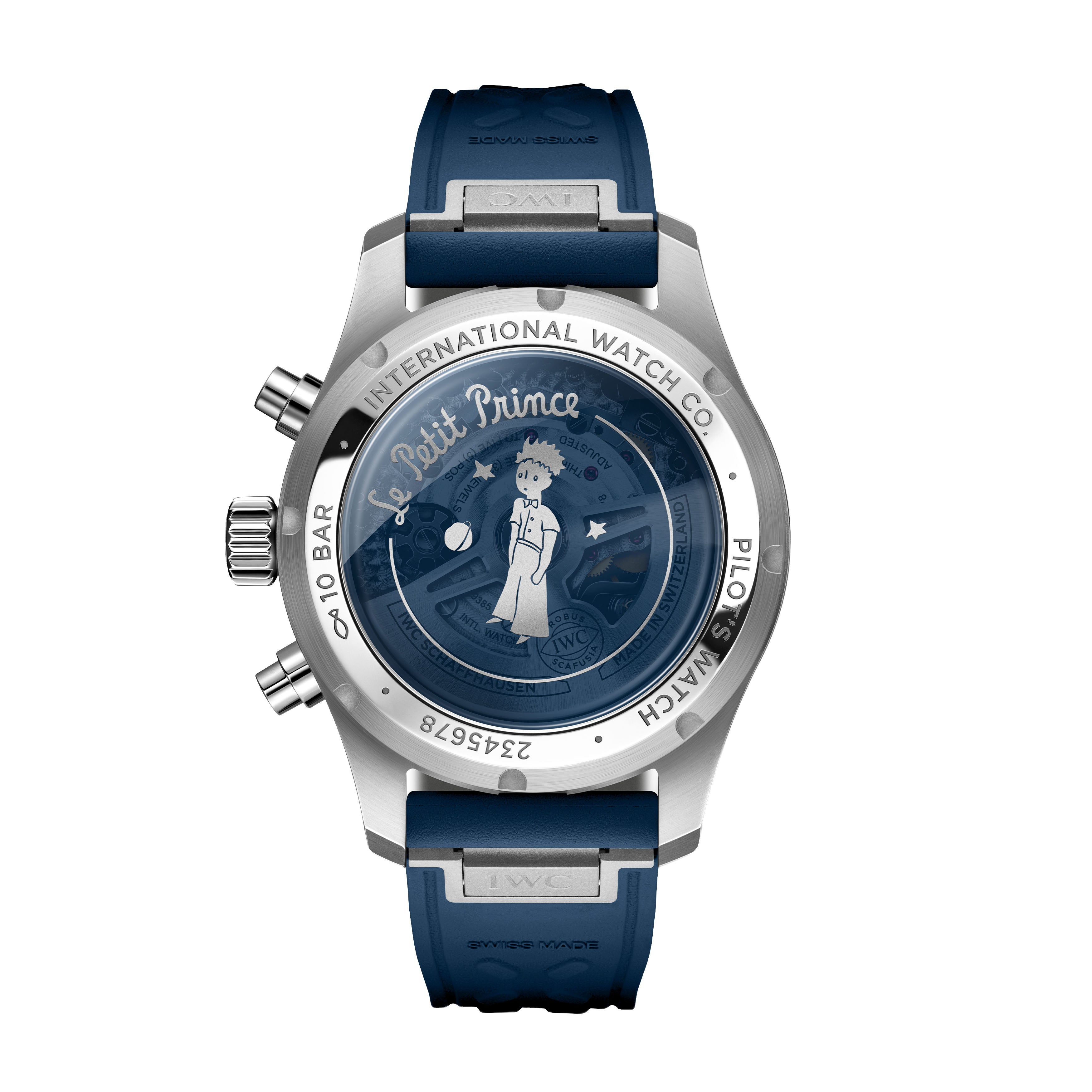 IWC Pilot's Watch Chronograph 41 Le Petit Prince Watch, 41mm Blue Dial, IW388120