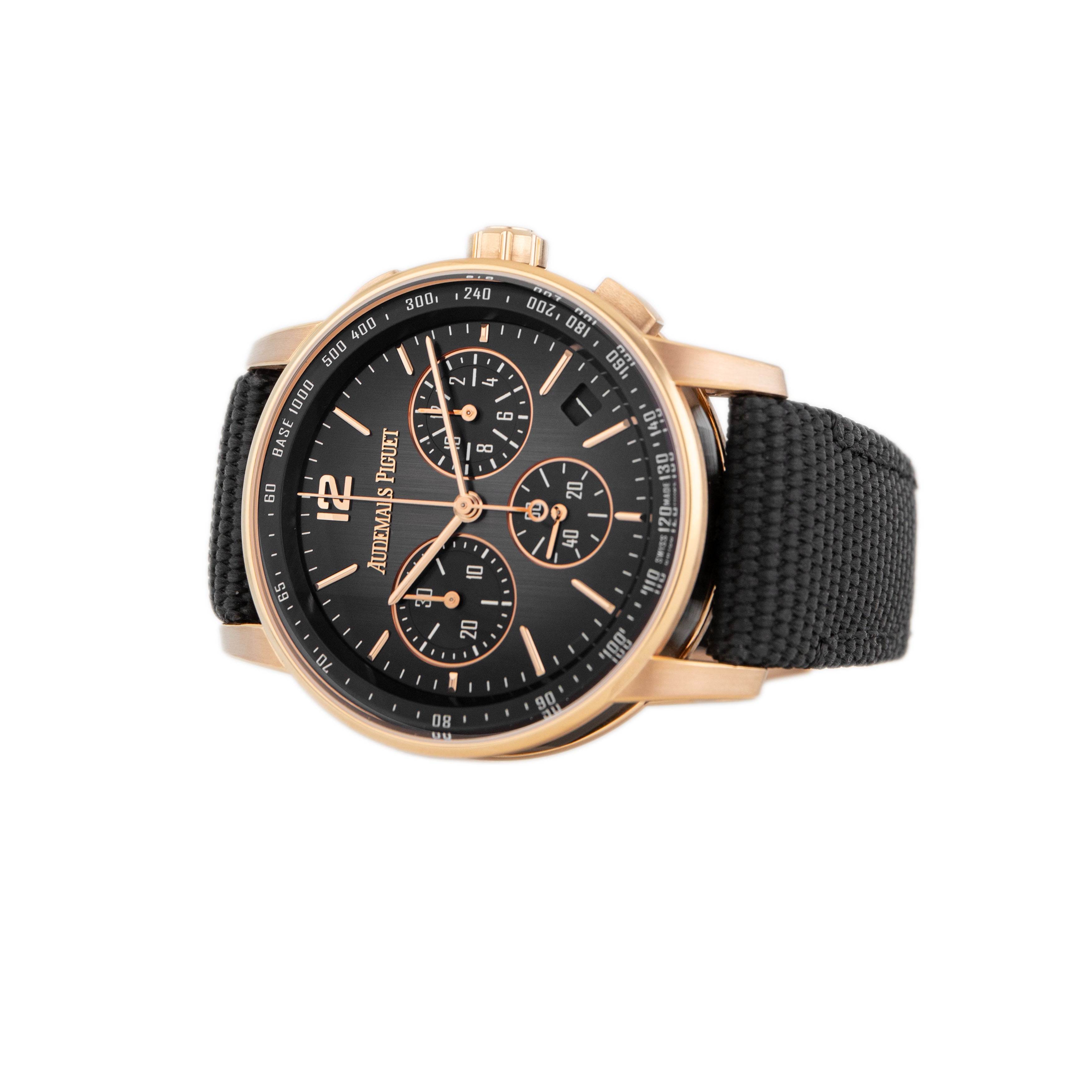 Audemars Piguet Code 11.59 Chronograph Rose Gold & Ceramic Gray Dial 41mm 26393NR.OO.A002KB.01