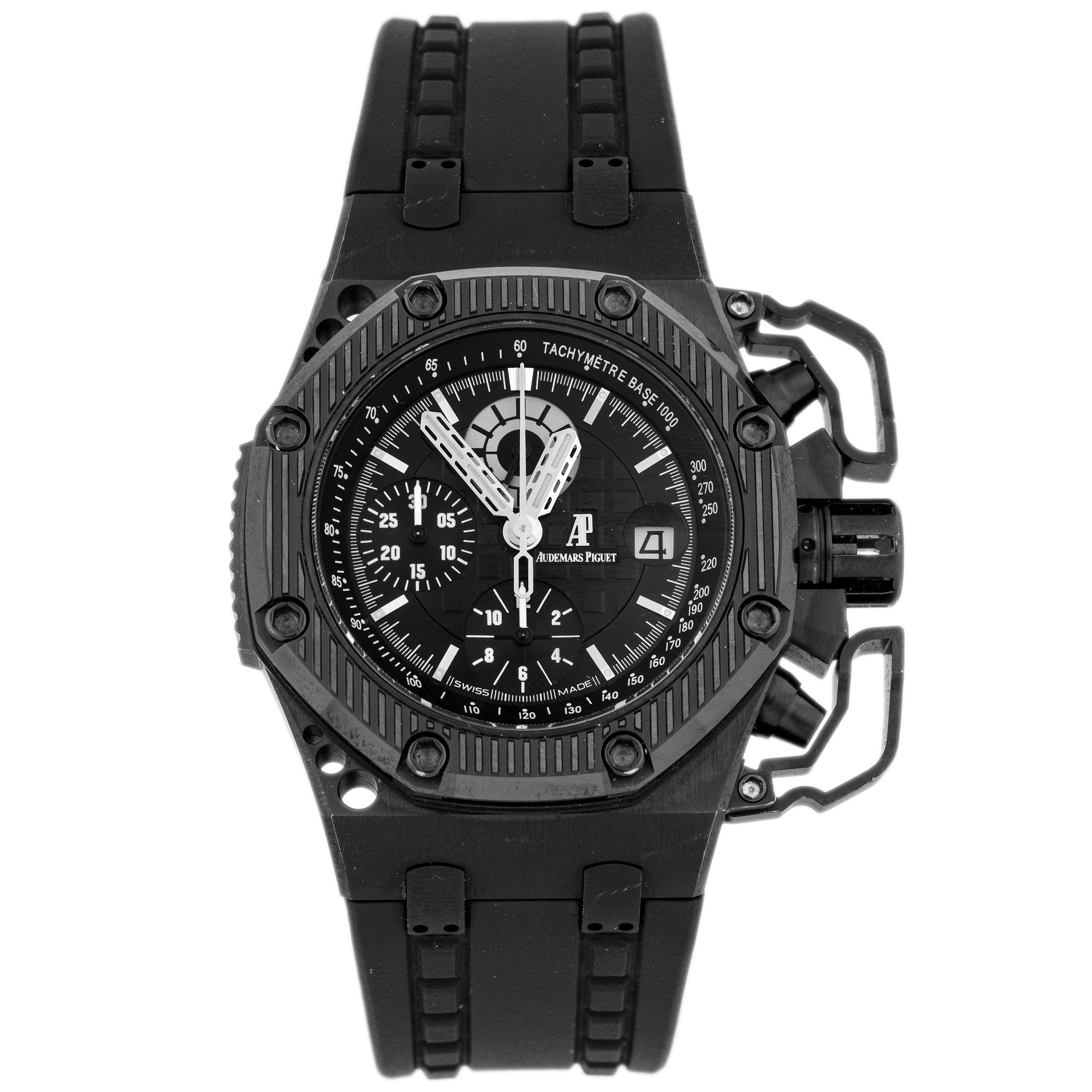 Audemars Piguet Royal Oak Offshore Survivor Titanium Black Dial 41mm 261651O.00A002CA.01 Full Set