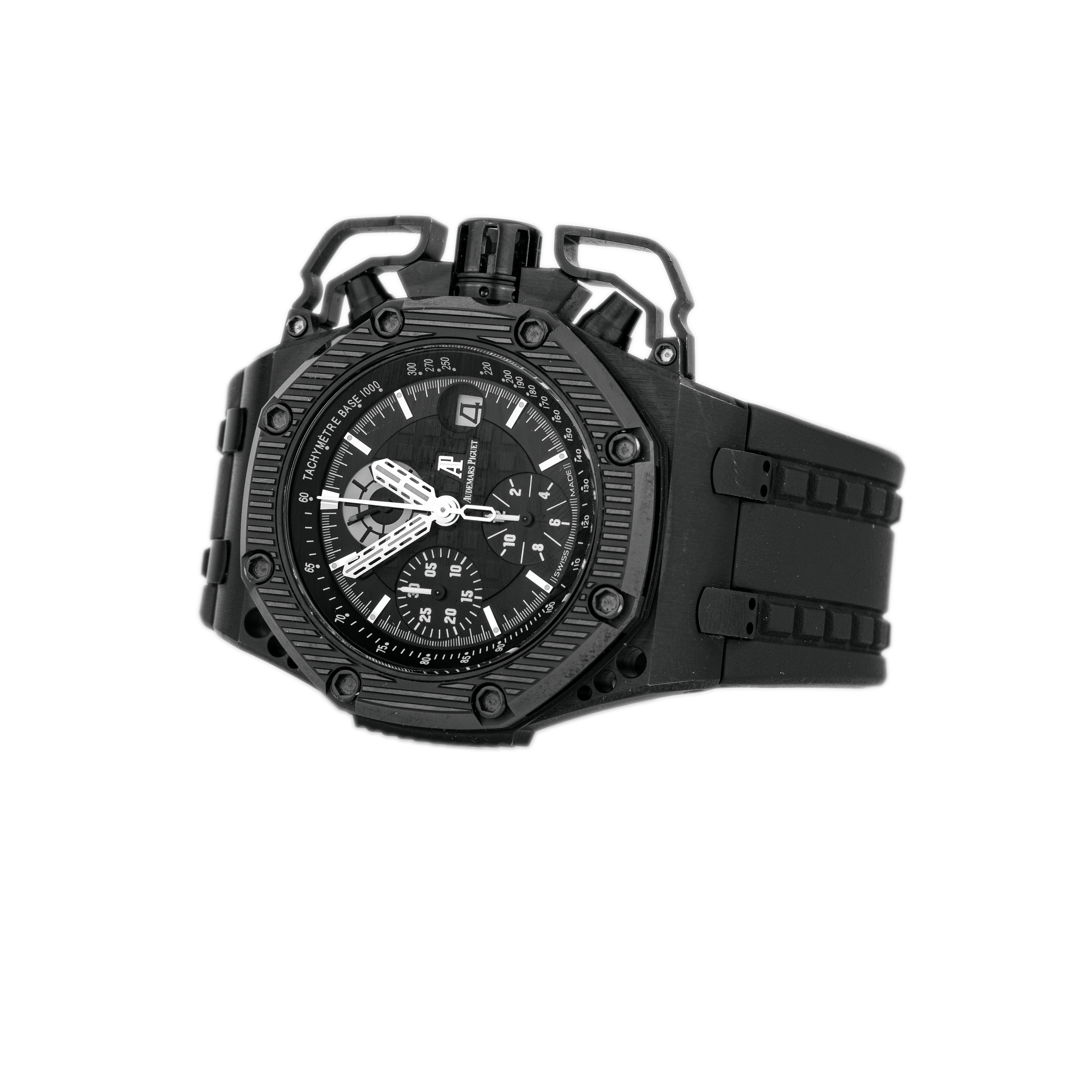 Audemars Piguet Royal Oak Offshore Survivor Titanium Black Dial 41mm 261651O.00A002CA.01 Full Set