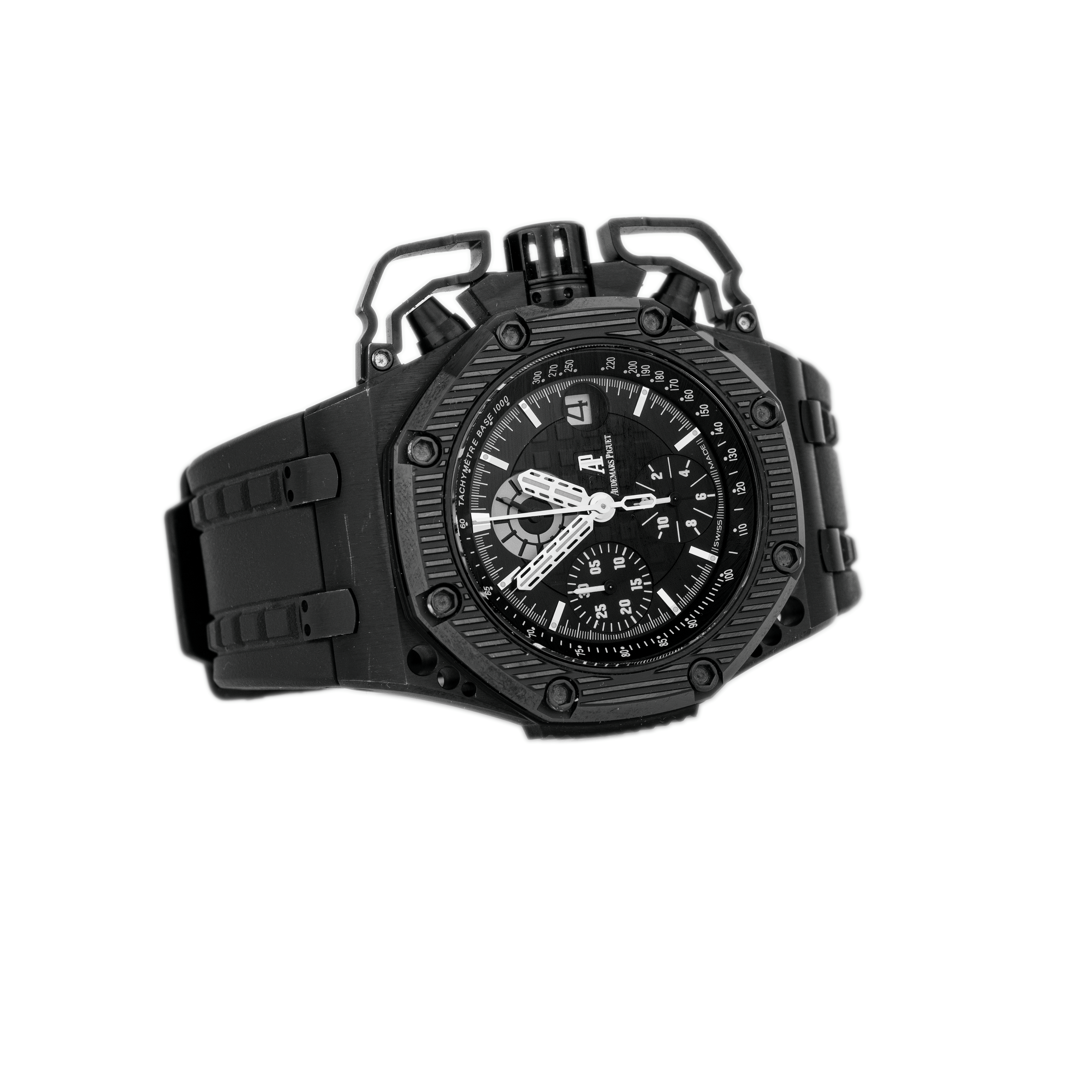 Audemars Piguet Royal Oak Offshore Survivor Titanium Black Dial 41mm 261651O.00A002CA.01 Full Set