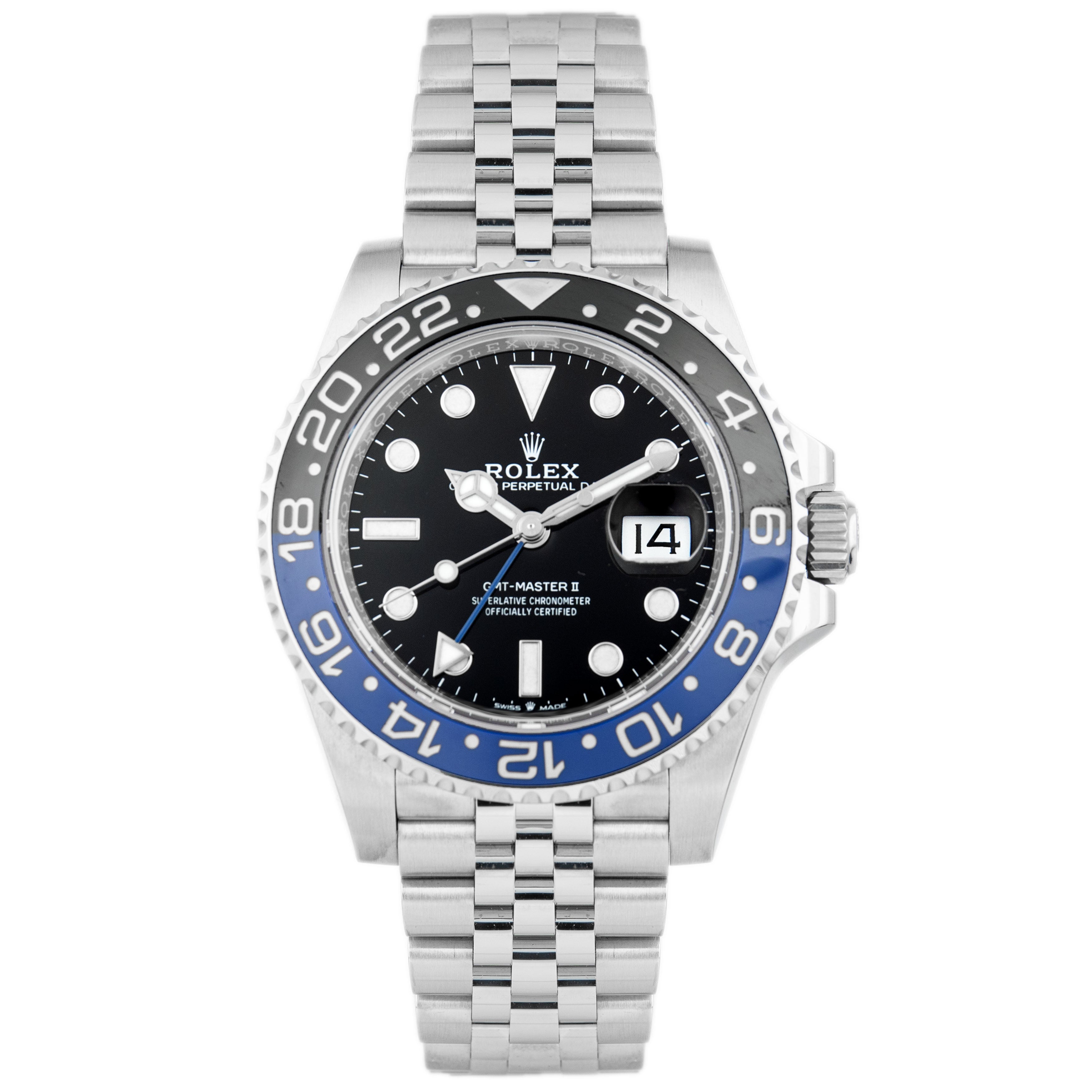 Rolex GMT-Master II Stainless Steel Black Dial 40mm 126710BLNR Full Set