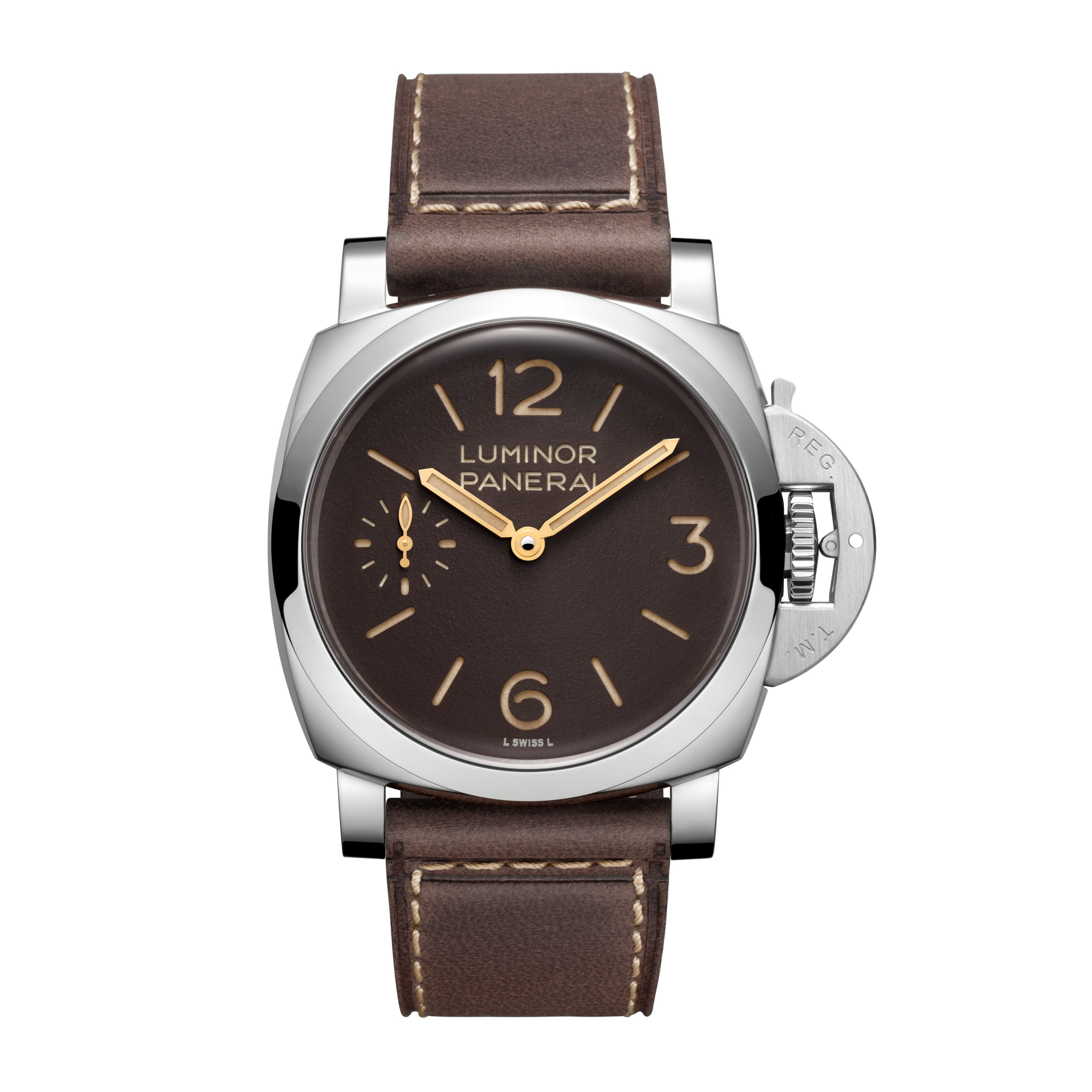 Panerai Luminor Watch, 44mm Brown Dial, PAM01731