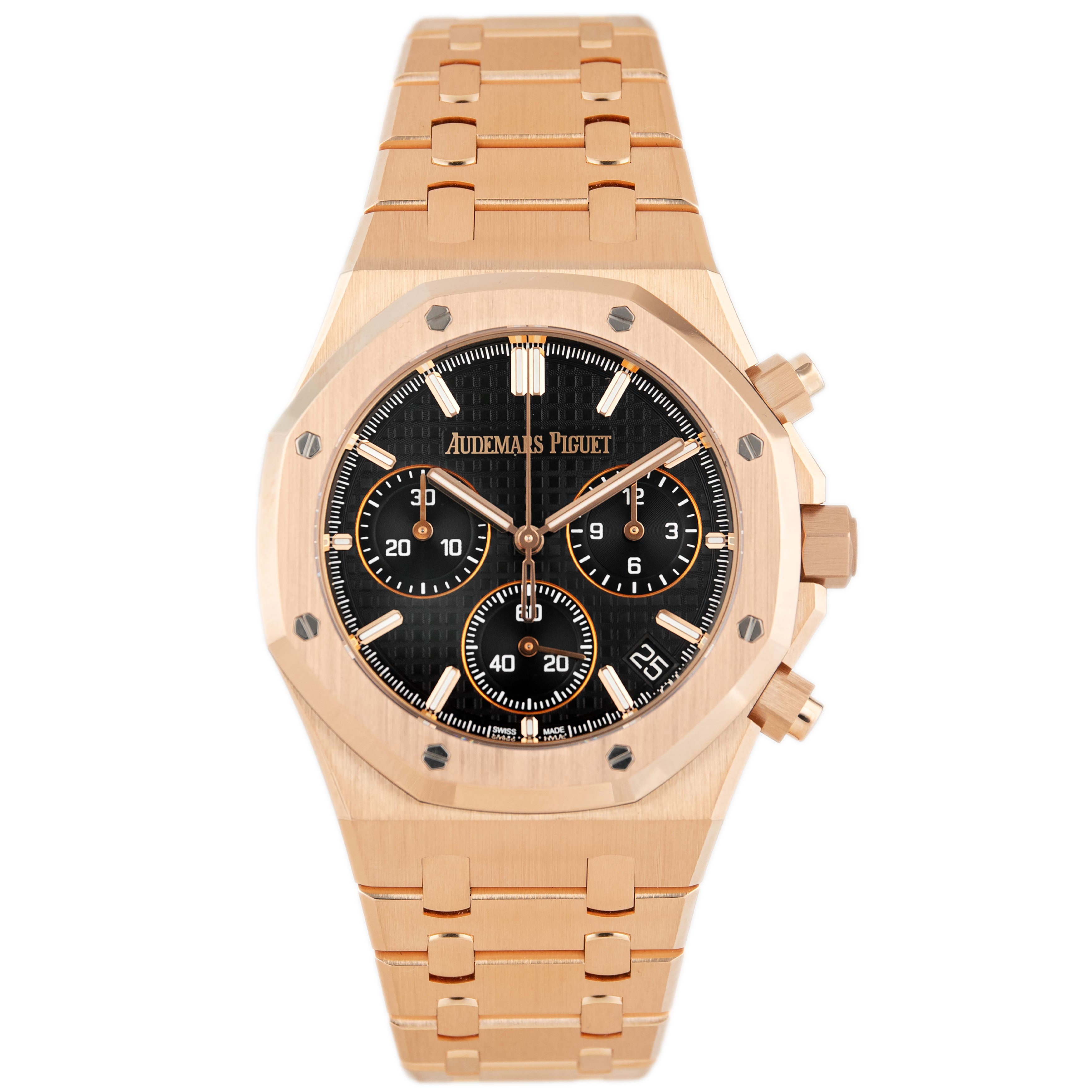 Audemars Piguet Royal Oak Chronograph 50th Anniversary Rose Gold Black Dial 41mm 26240OR.OO.1320OR.02 Full Set