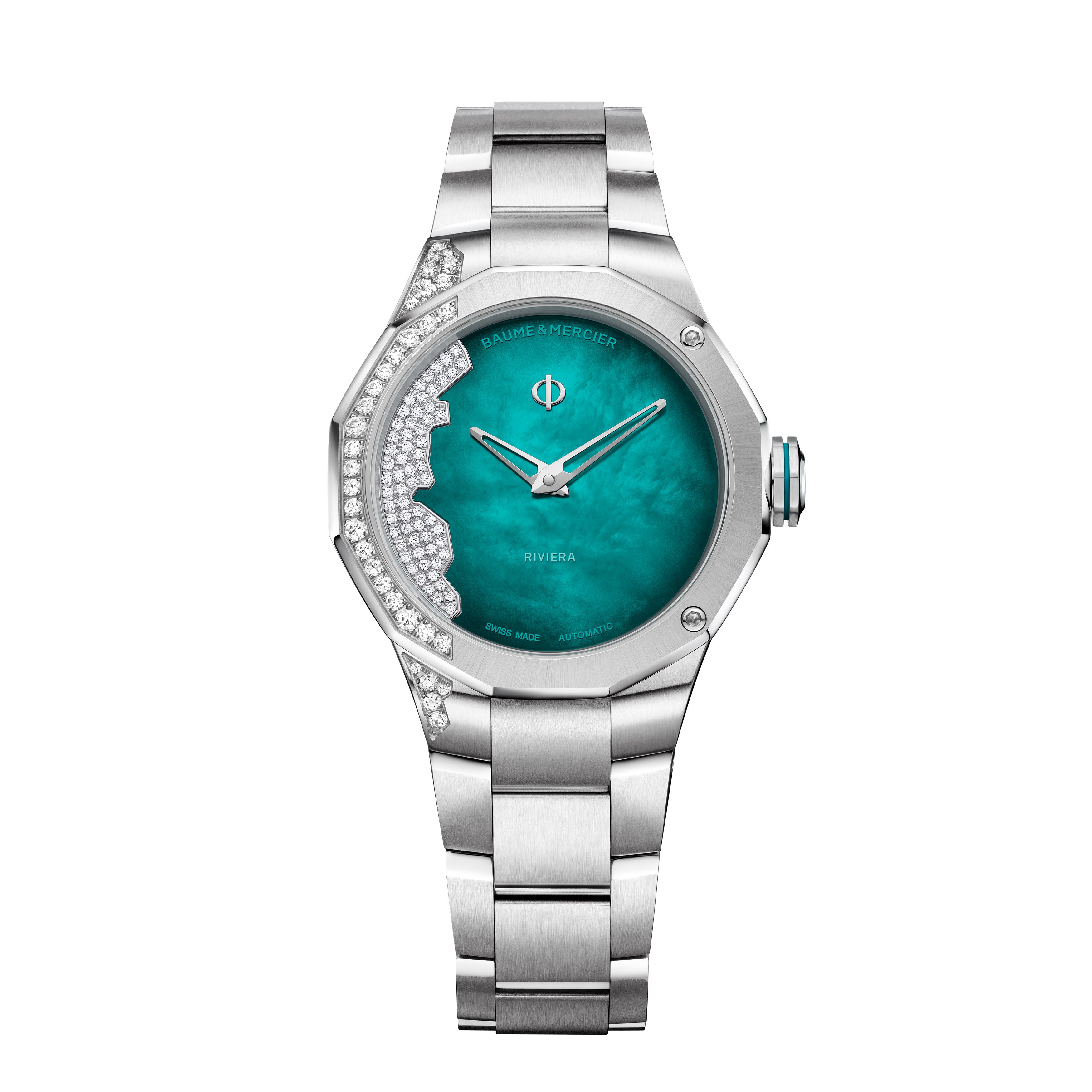 Baume & Mercier Riviera Watch, 33mm Mother of Pearl Dial, 10868