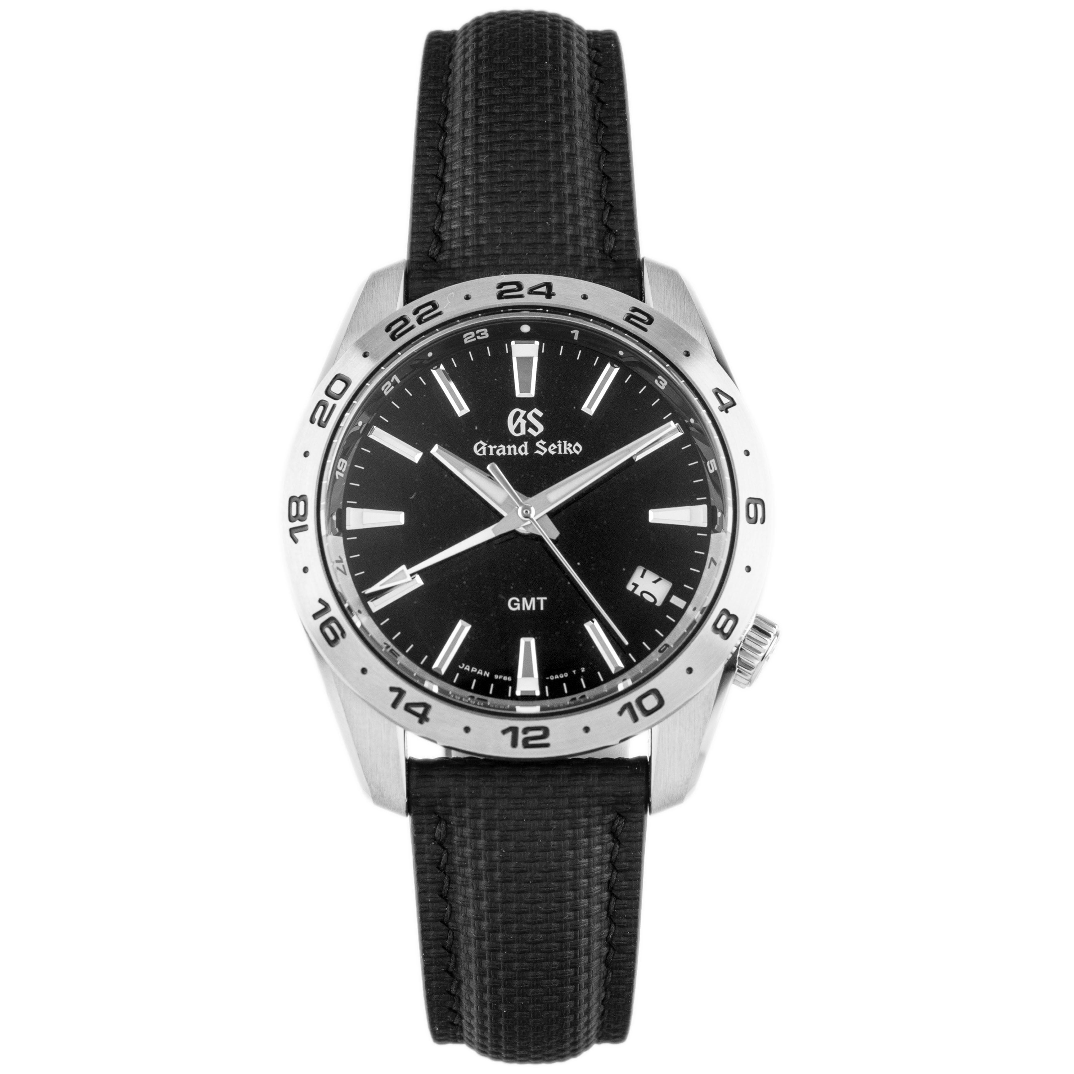 Grand Seiko Sport Collection Stainless Steel Black Dial 39mm SBGN027 Full Set