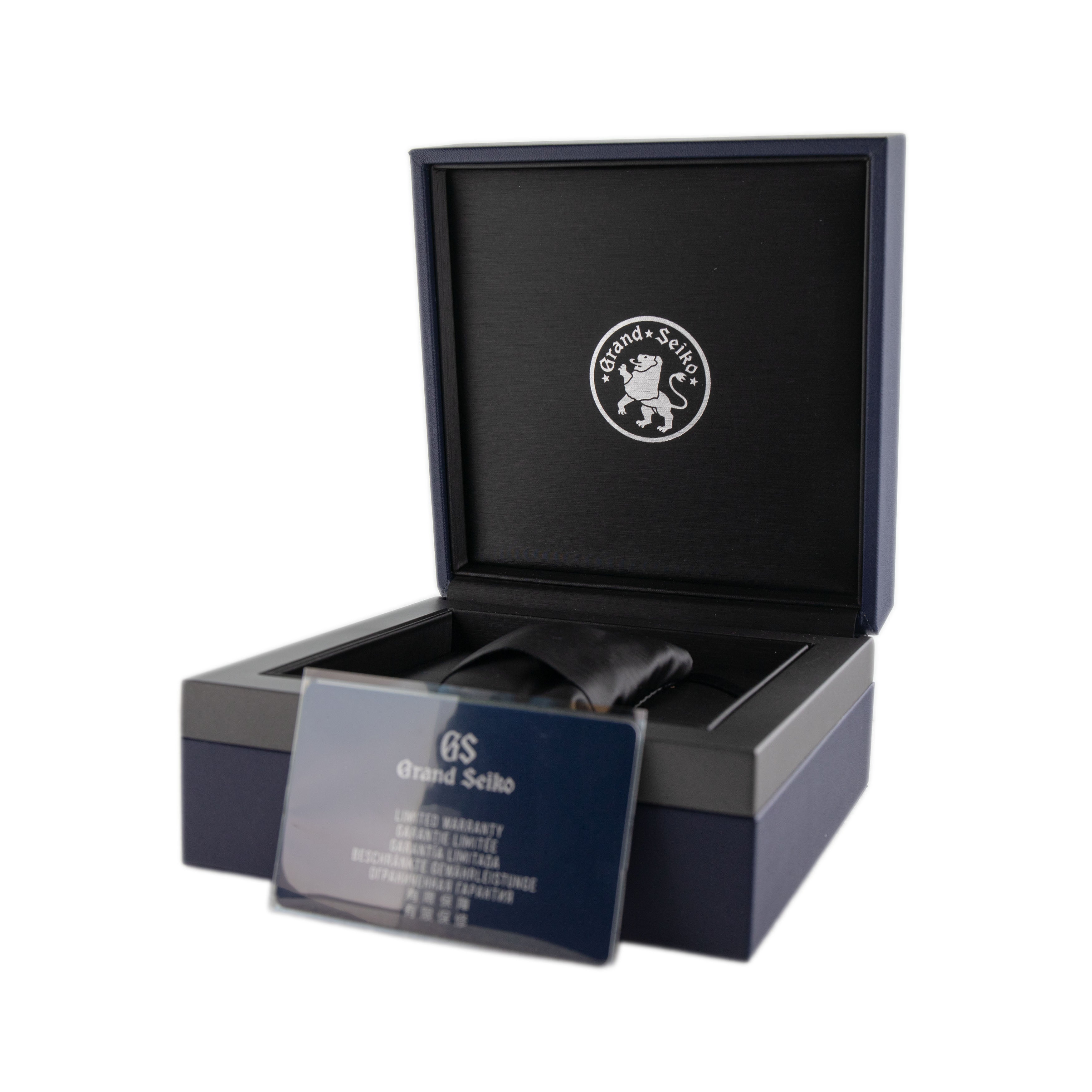 Grand Seiko Sport Collection Stainless Steel Black Dial 39mm SBGN027 Full Set