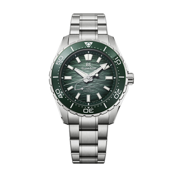 Grand Seiko Evolution 9 U.F.A. Diver Watch, 40.8mm Green Dial, SLGB025