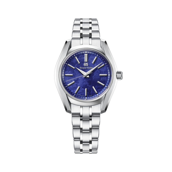 Grand Seiko Heritage Hana-Ikada Watch, 32.2mm Blue Dial, SBGX365